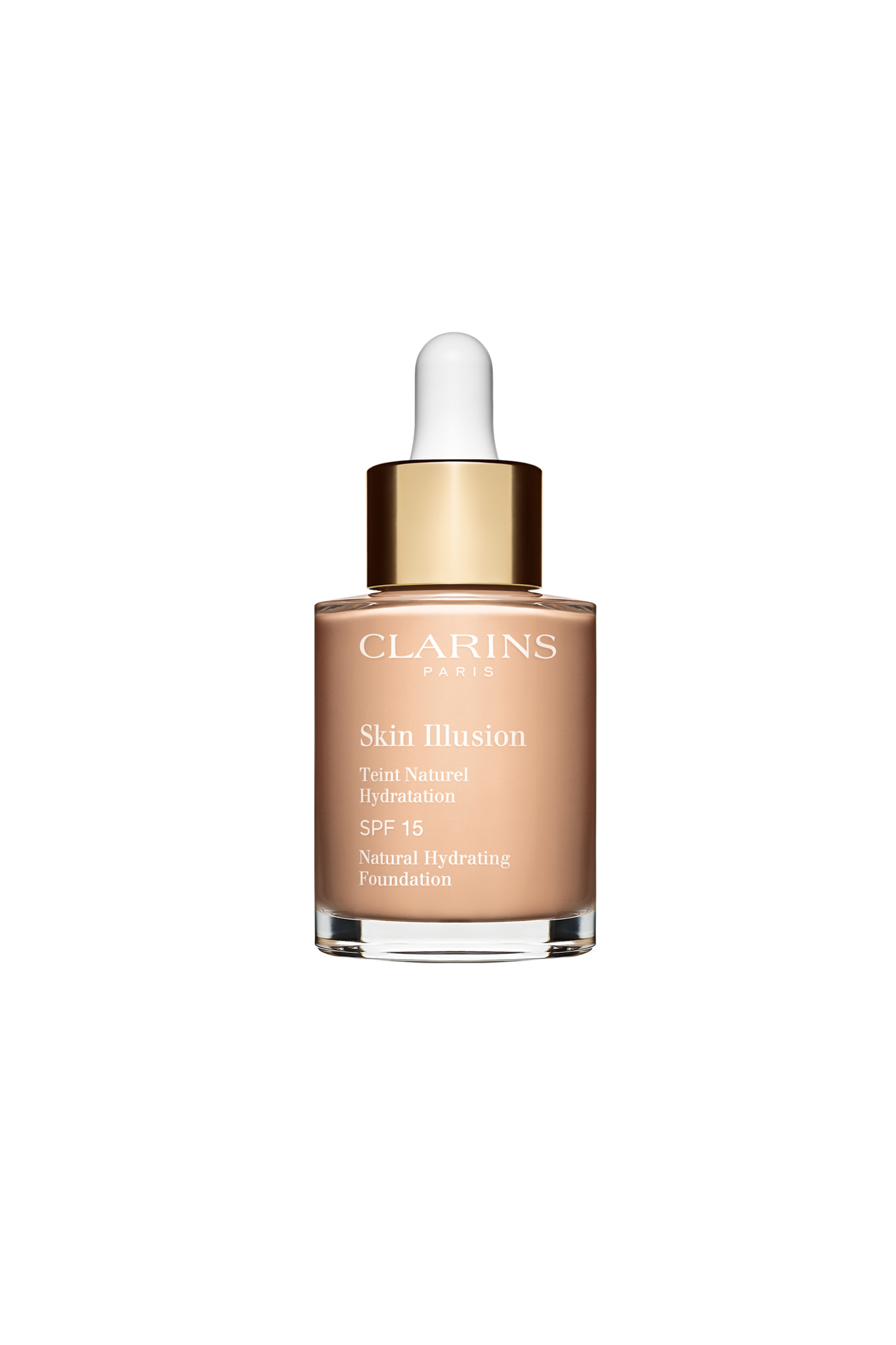 CLARINS Clarins Skin Illusion Fluid Foundation SPF 15 30 ml 102.5 Porcelain