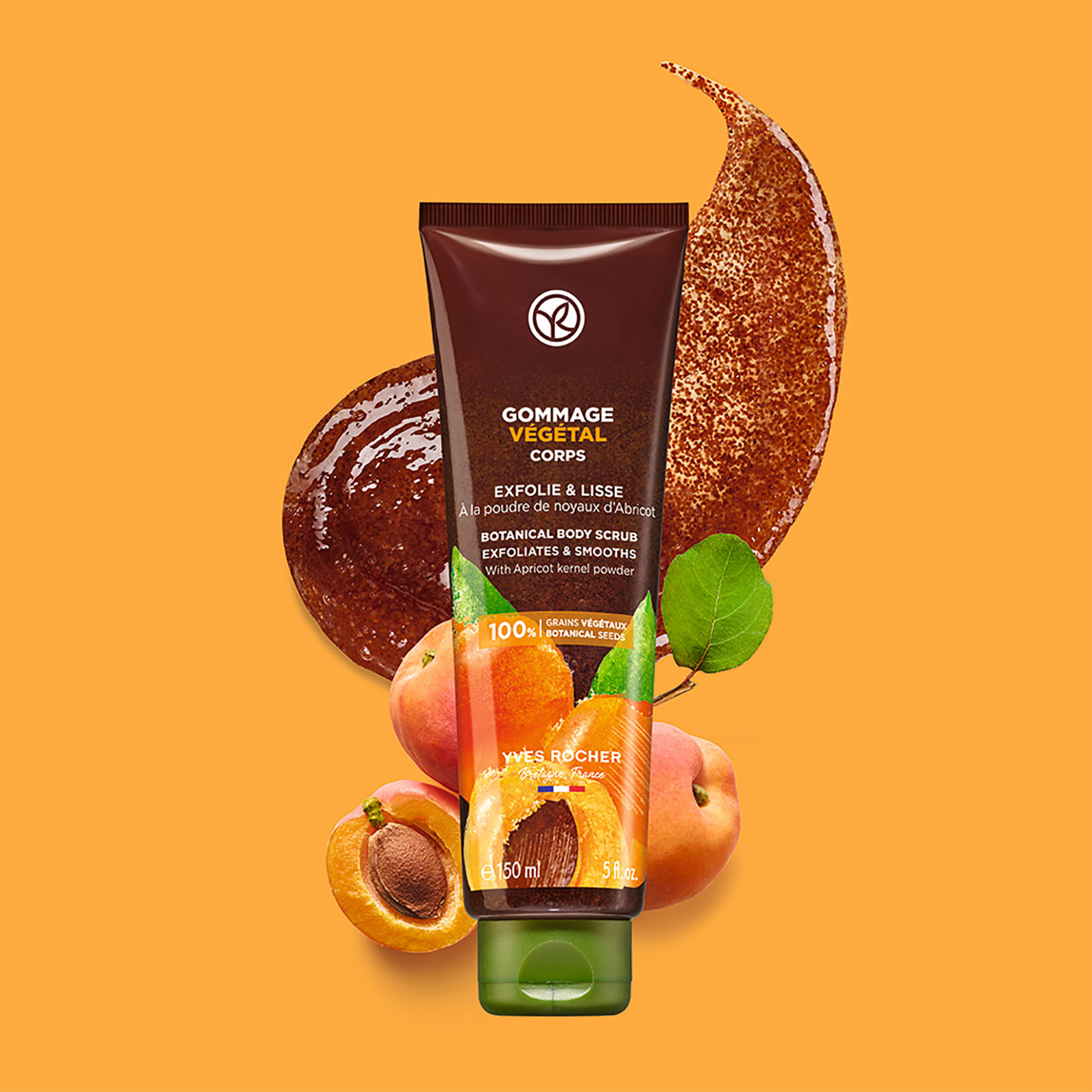 Yves Rocher Apricot Vegetable Scrub 150 ml - 44138 φωτογραφία