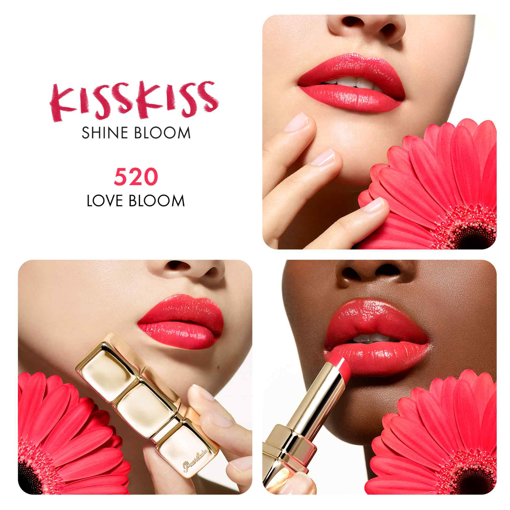 Guerlain KissKiss Shine Bloom - G043492 520 Love Bloom φωτογραφία