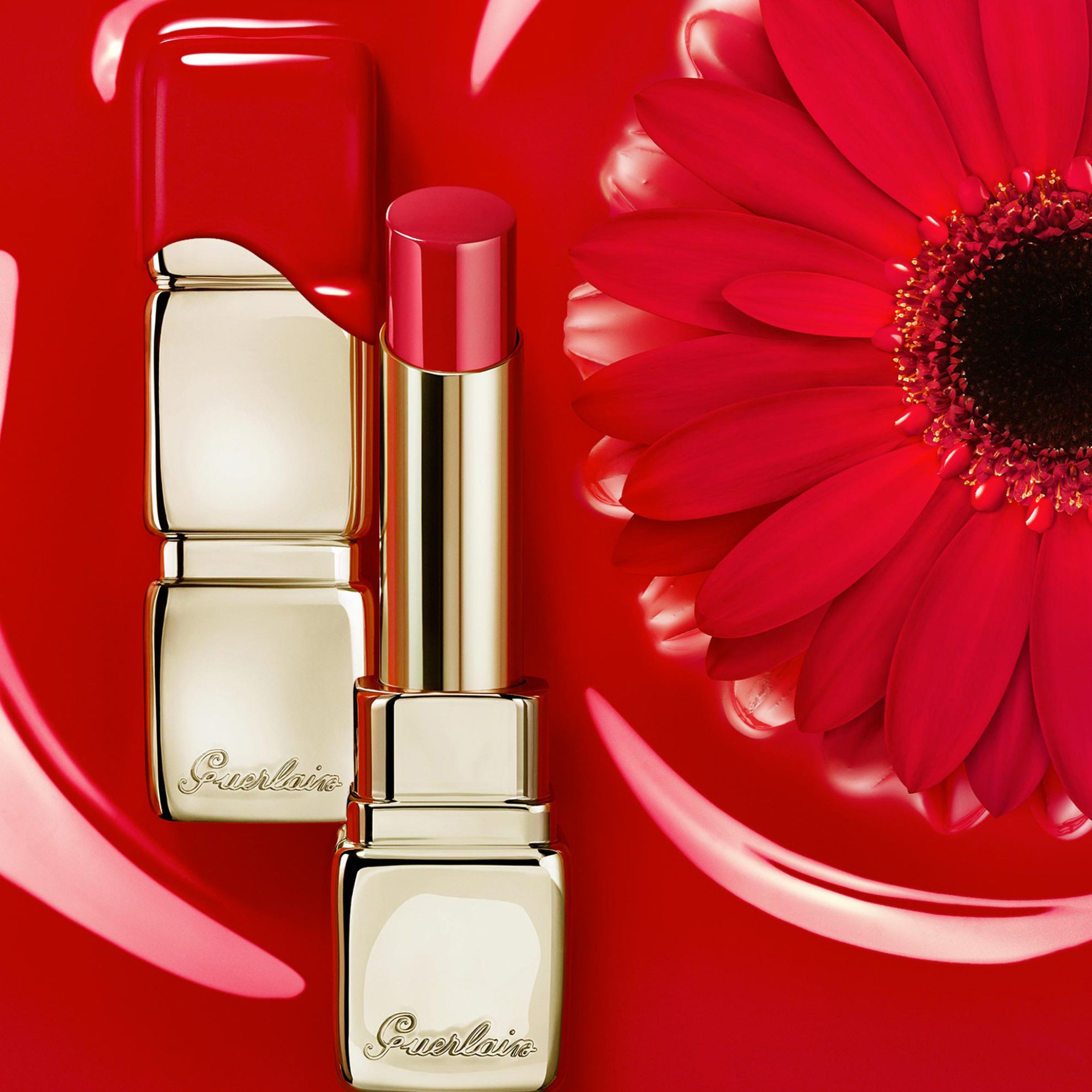 Guerlain KissKiss Shine Bloom - G043495 609 Spring Rose φωτογραφία