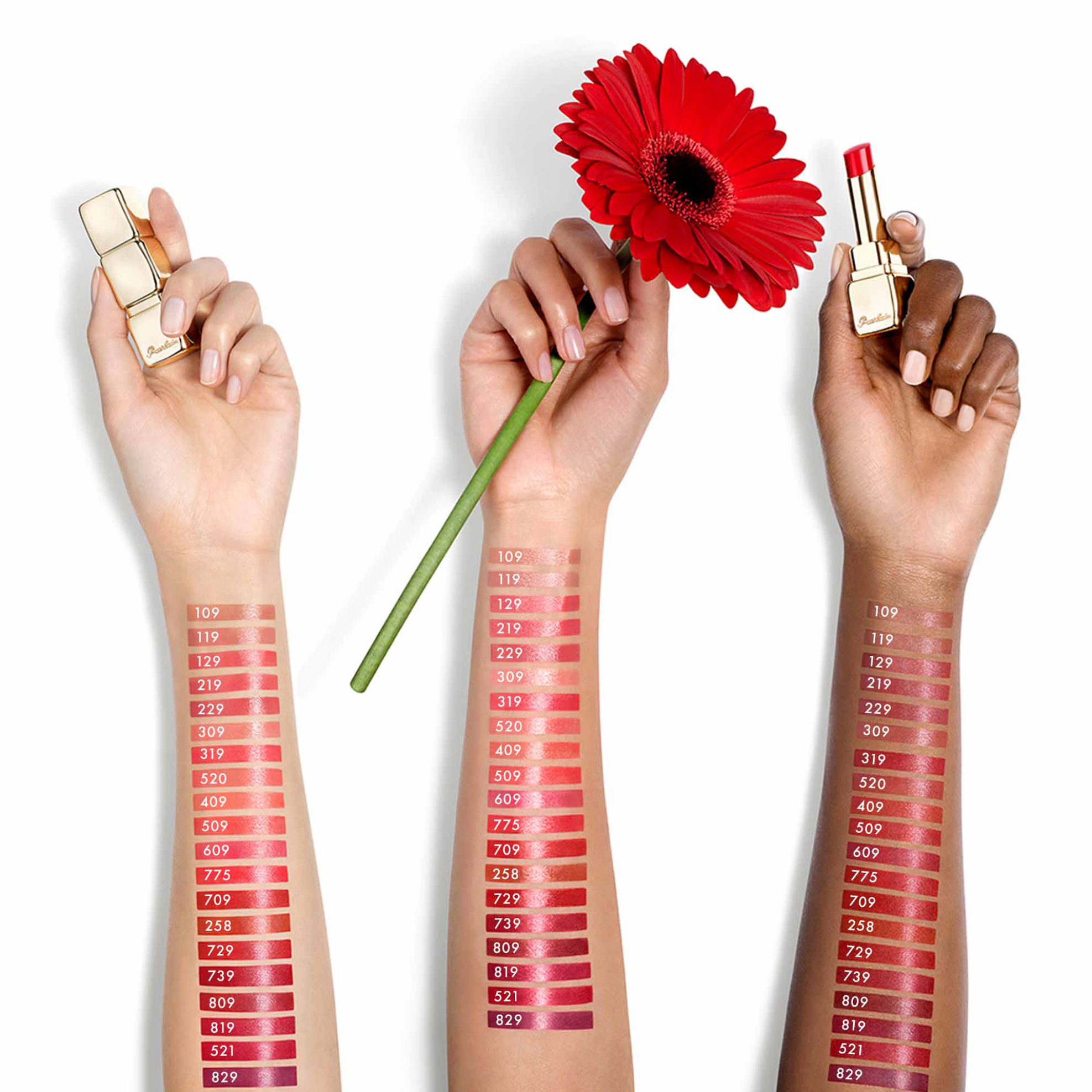 Guerlain KissKiss Shine Bloom - G043495 609 Spring Rose φωτογραφία