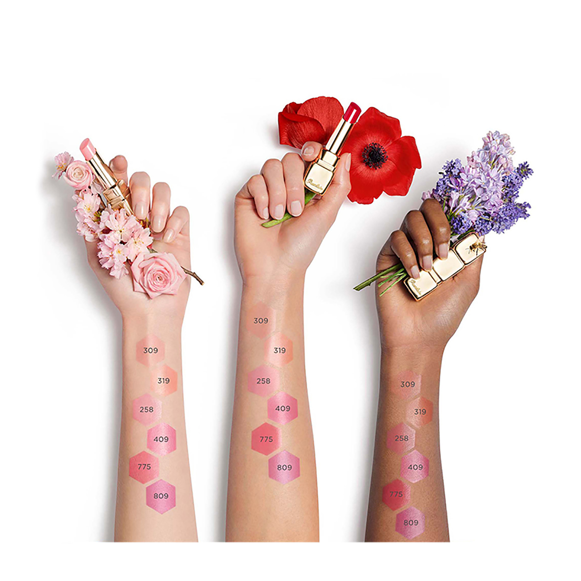 Guerlain Kisskiss Bee Glow 98% Natural-Origin Honey Tint Balm 3,2 gr - G043573 775 Poppy Glow φωτογραφία