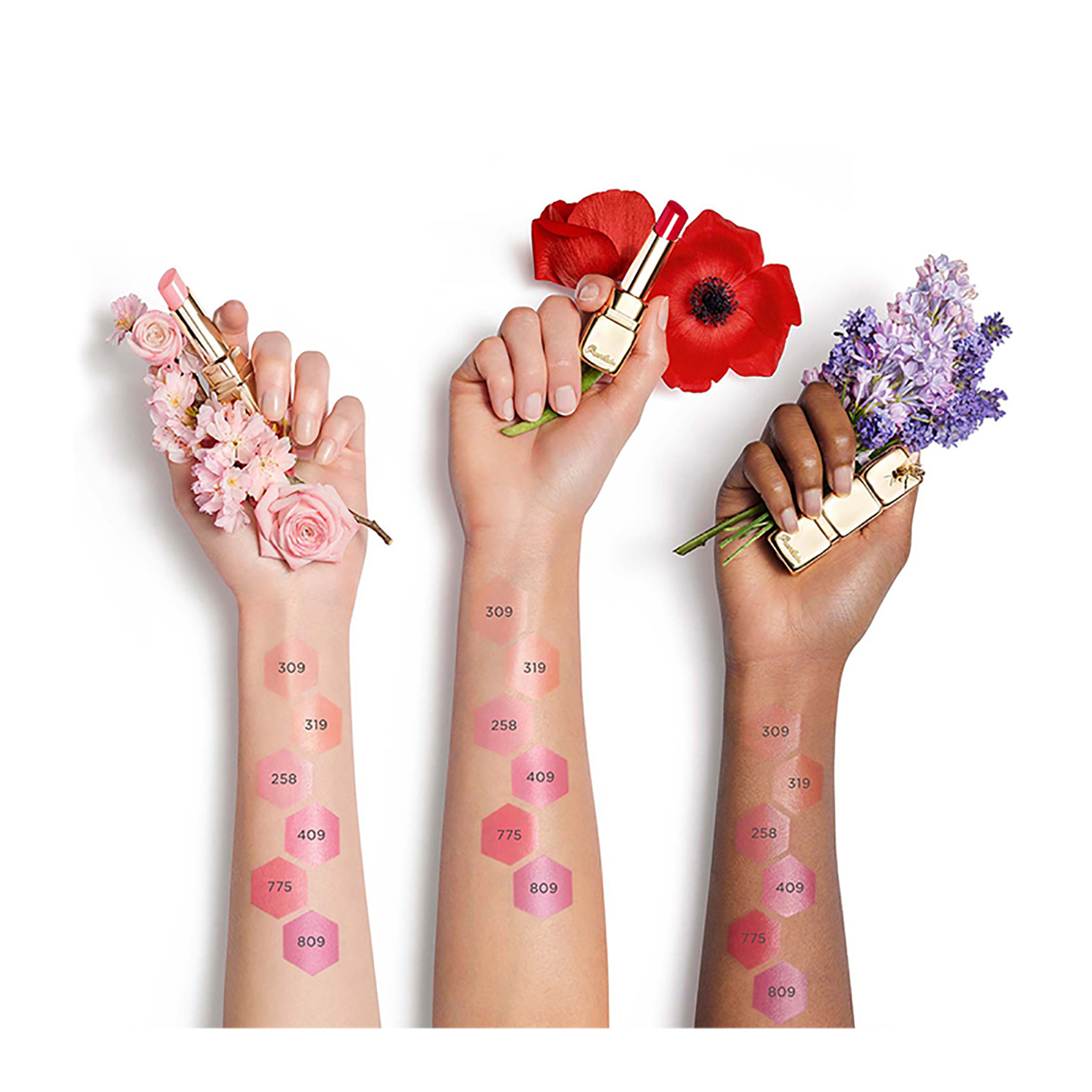 Guerlain Kisskiss Bee Glow 98% Natural-Origin Honey Tint Balm 3,2 gr - G043569 309 Honey Glow φωτογραφία