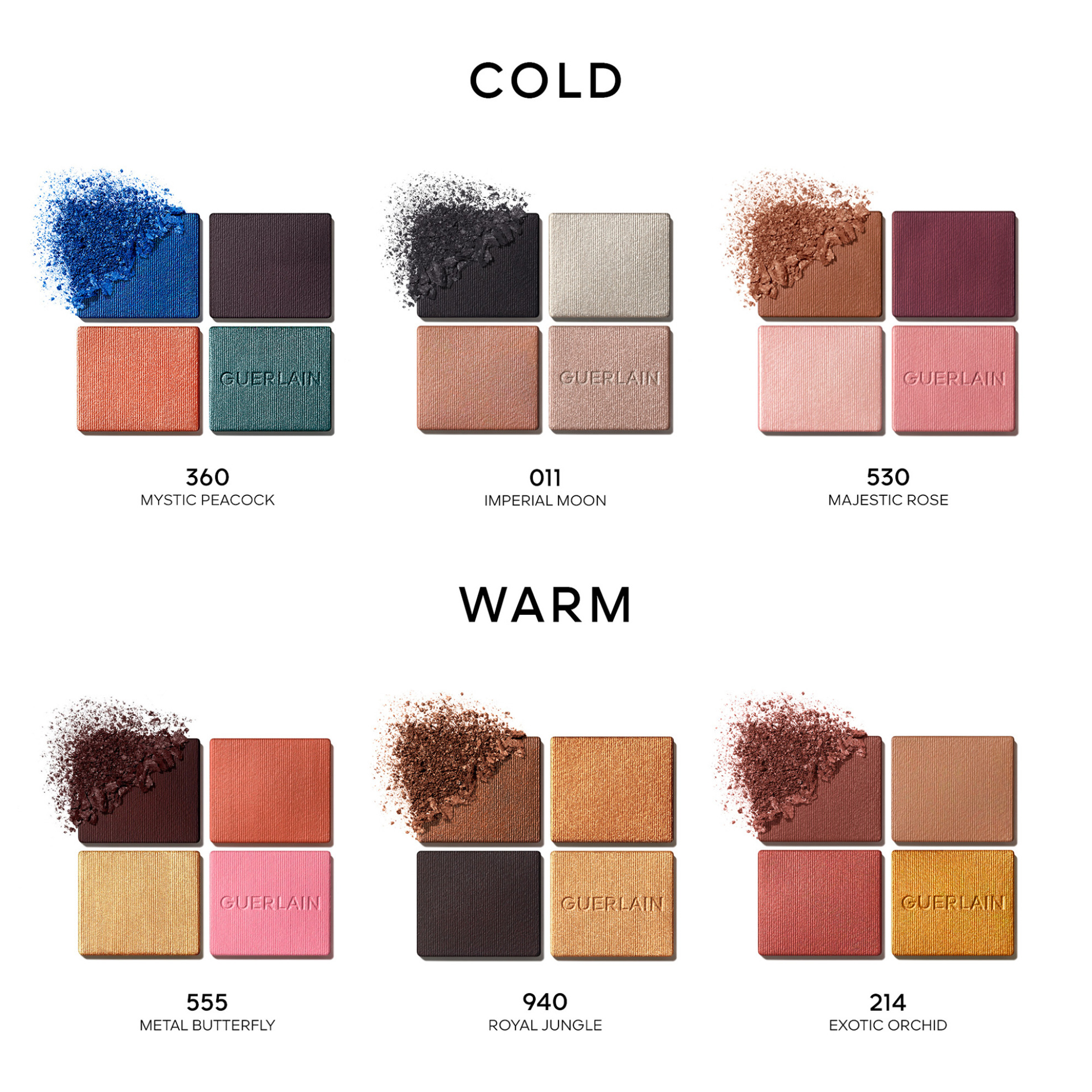 Guerlain Ombres G Eyeshadow Quad - G043655 011 Imperial Moon φωτογραφία