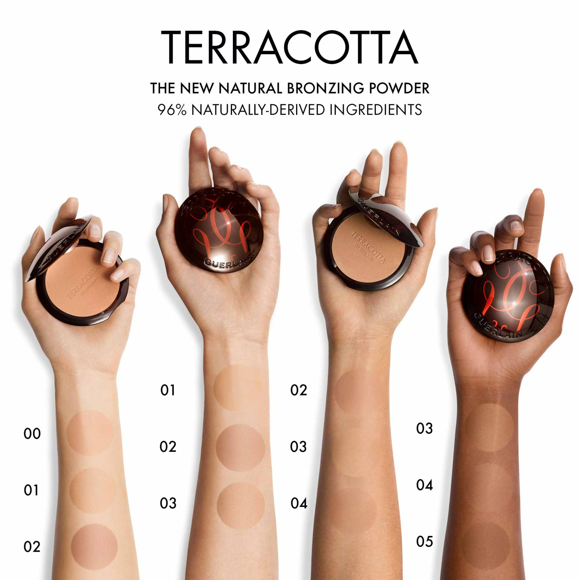 Guerlain Terracotta The Bronzing Powder - 96% naturally-derived ingredients - G044079 05 Deep Warm φωτογραφία