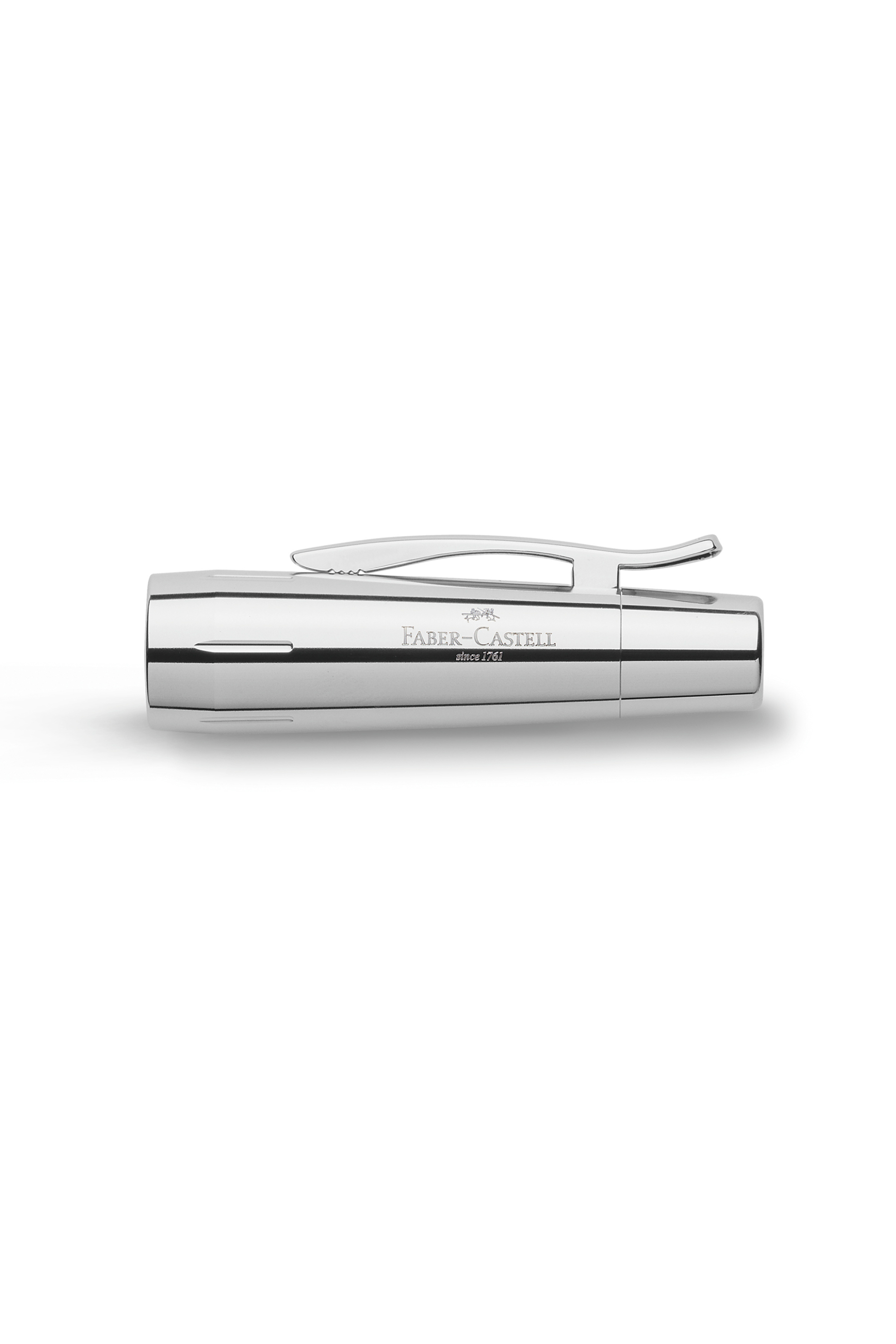 Faber-Castell Στυλό Rollerball E-Motion Chrome Resin Rhombus Λευκό - 077148595
