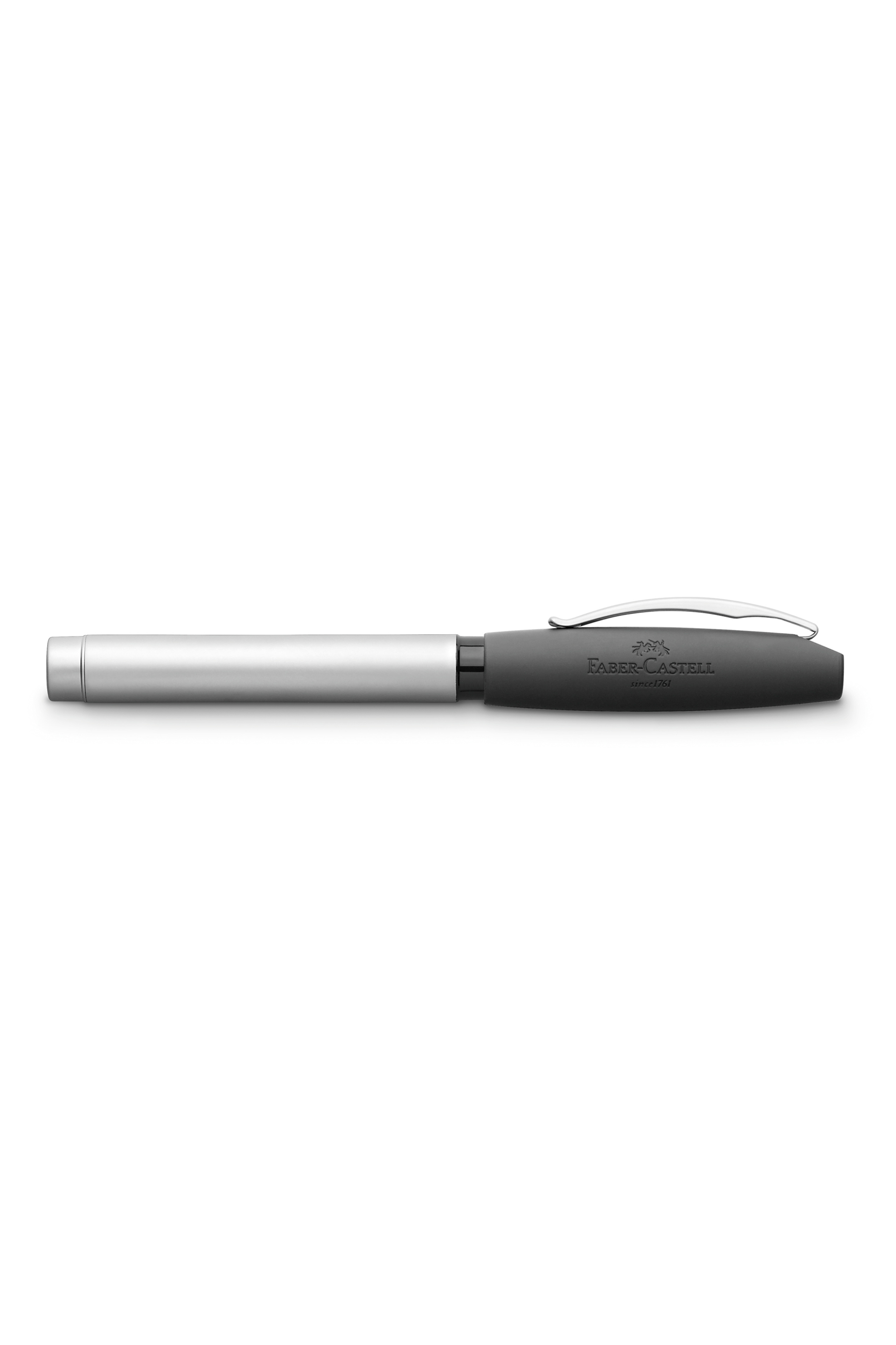 Faber-Castell Πένα Γραφής Basic Satin Chrome M Ανθρακί - 077148520 φωτογραφία