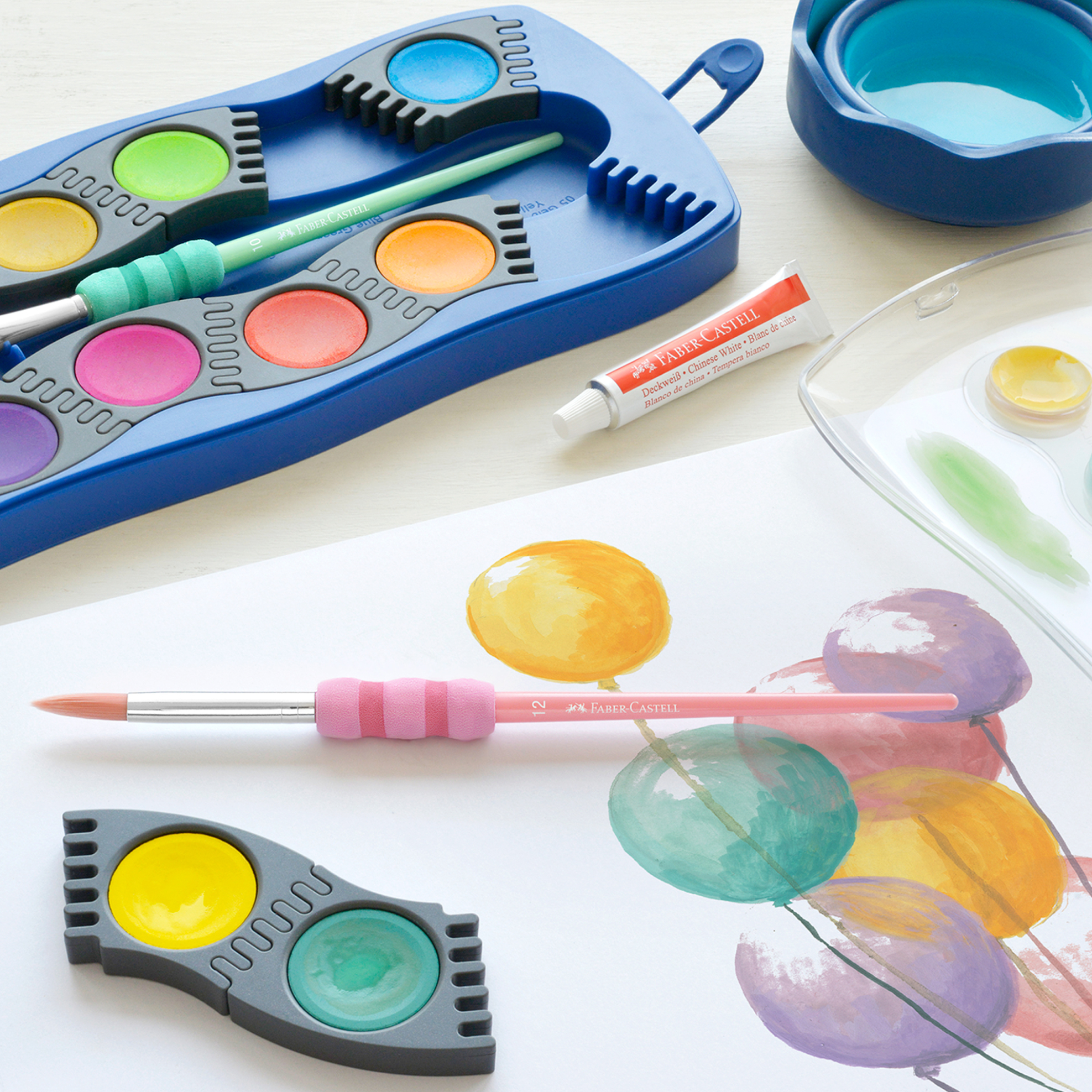 Faber-Castell Blister με 4 πινέλα Νο 4, 8, 10 & 12 - 077481620 φωτογραφία
