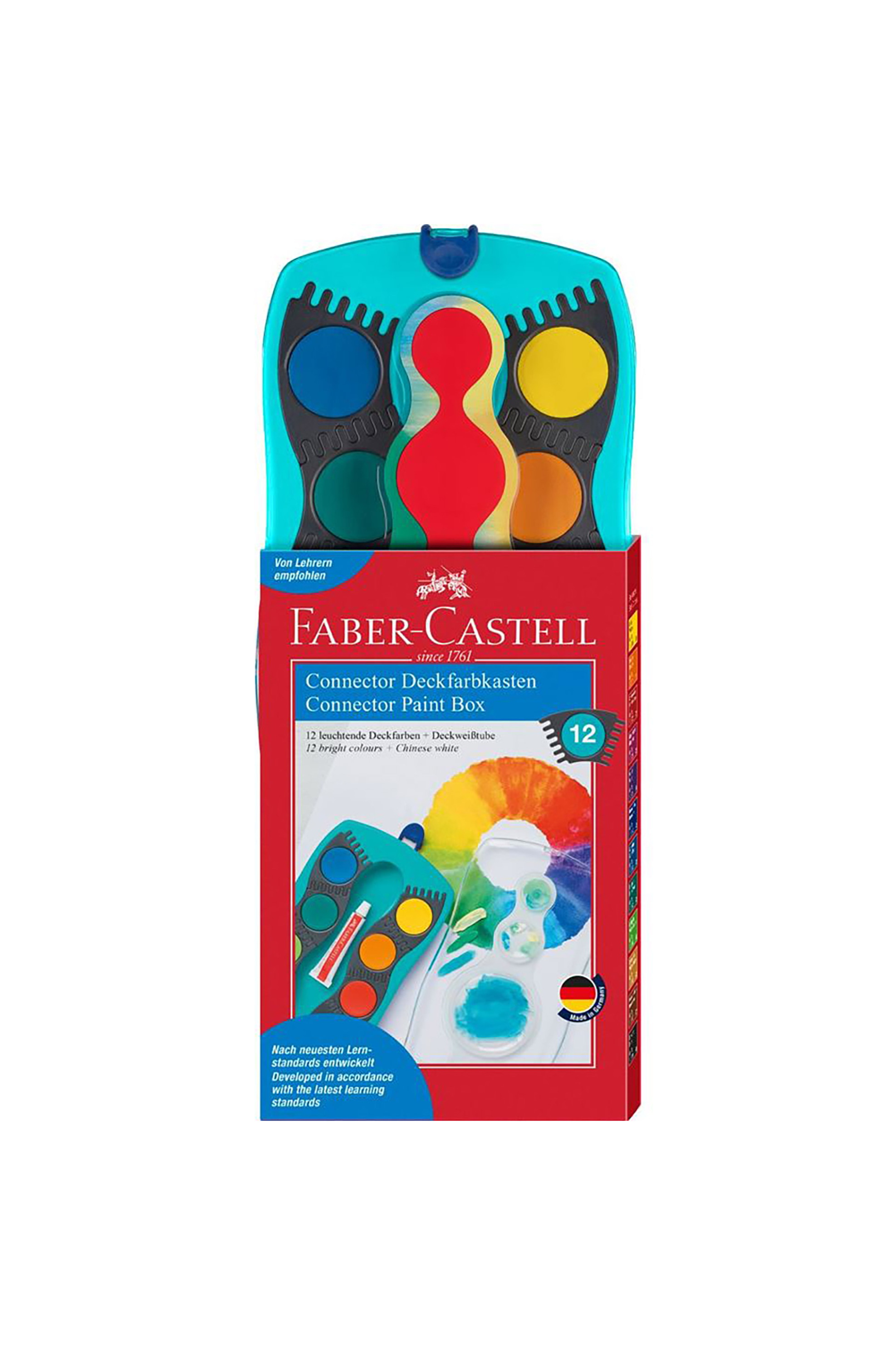 Faber-Castell νερομπογιές connector σετ των 12 τιρκουάζ - 077125003 φωτογραφία