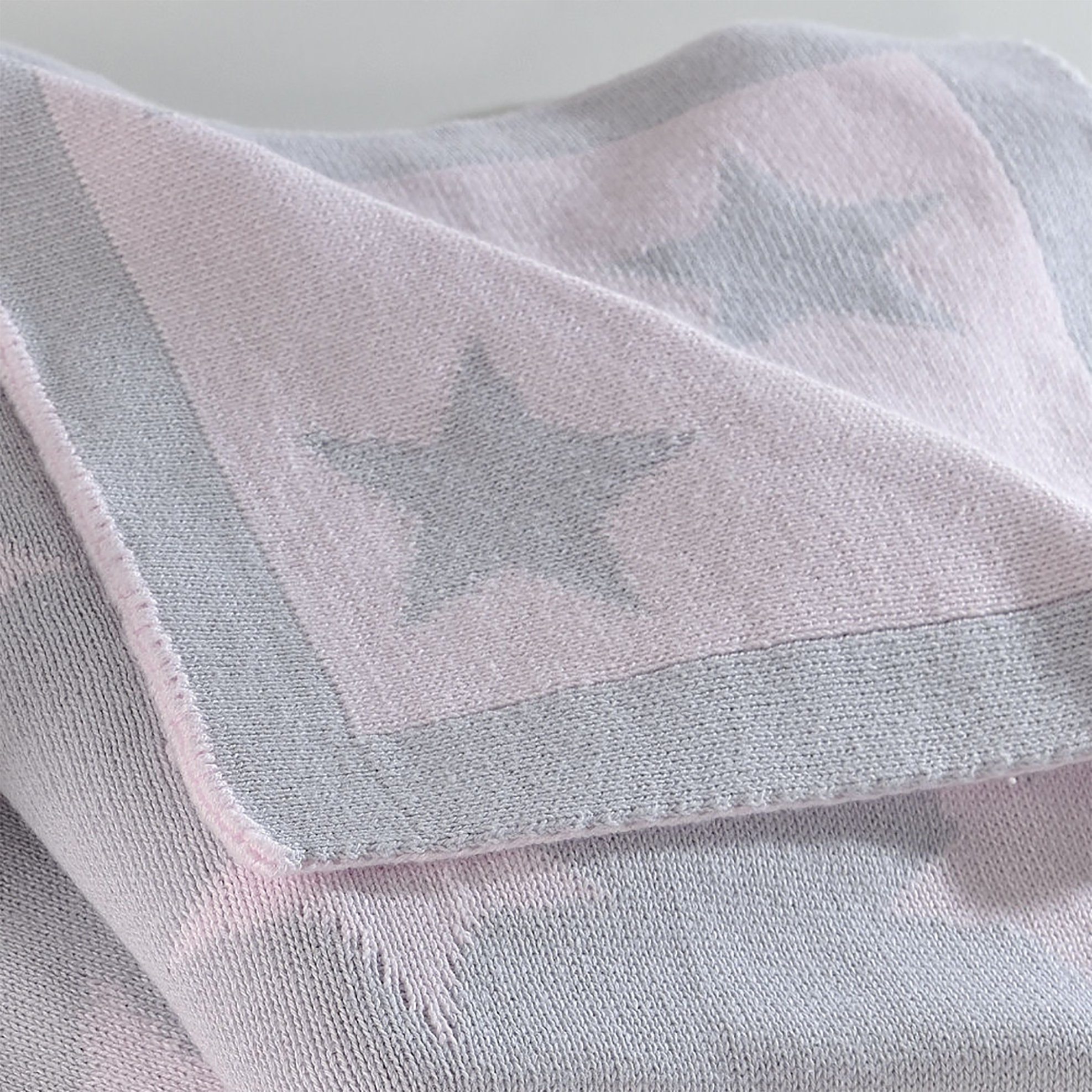 DOWN TOWN Home Βρεφική κουβερτούλα Imperio 254 Grey/Pink Star (90x120)   - 15-0069 φωτογραφία