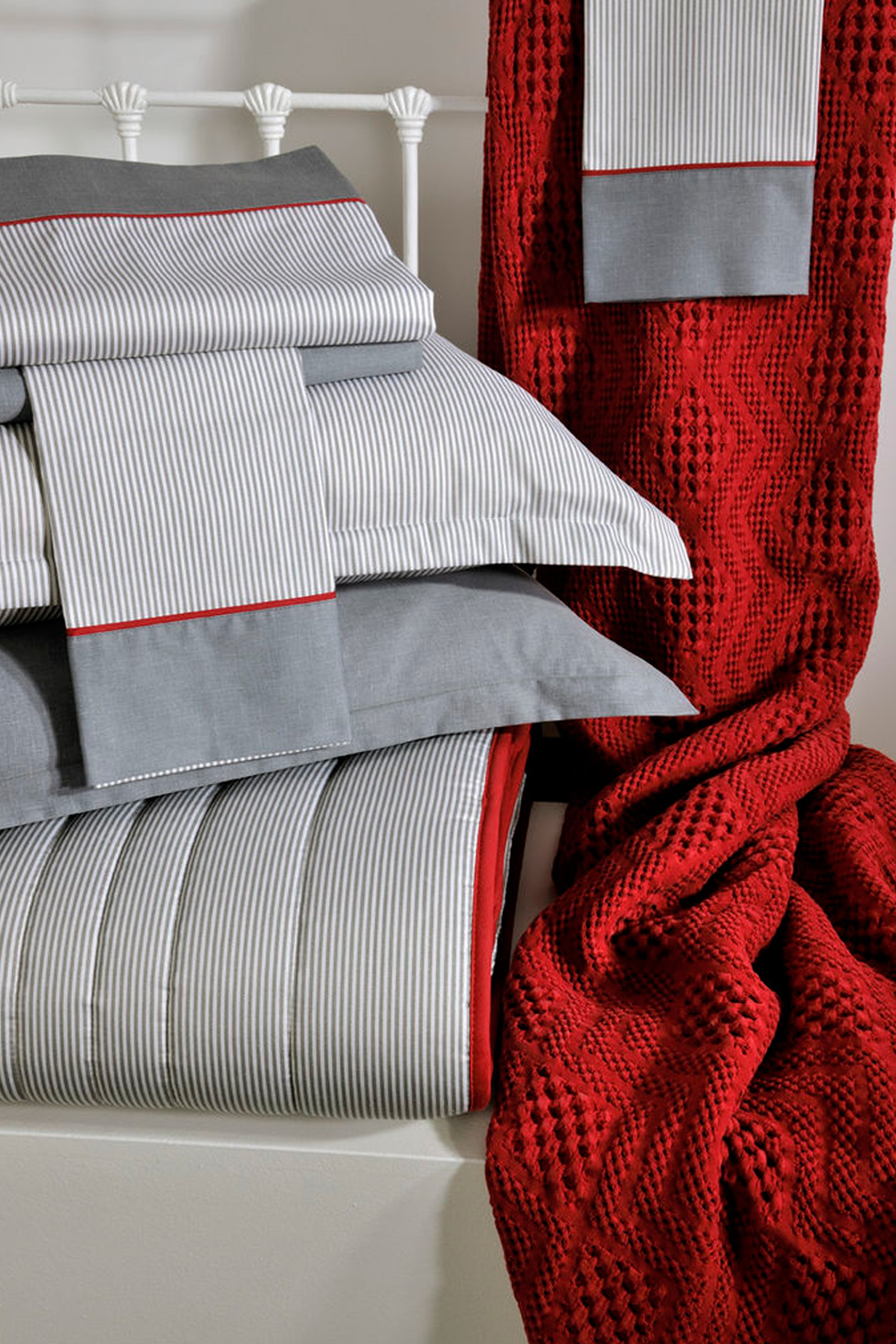 DOWN TOWN Home Σετ σεντόνια μονά με ρίγες "701" 175 x 255 cm (3 τεμάχια) - 11-0288