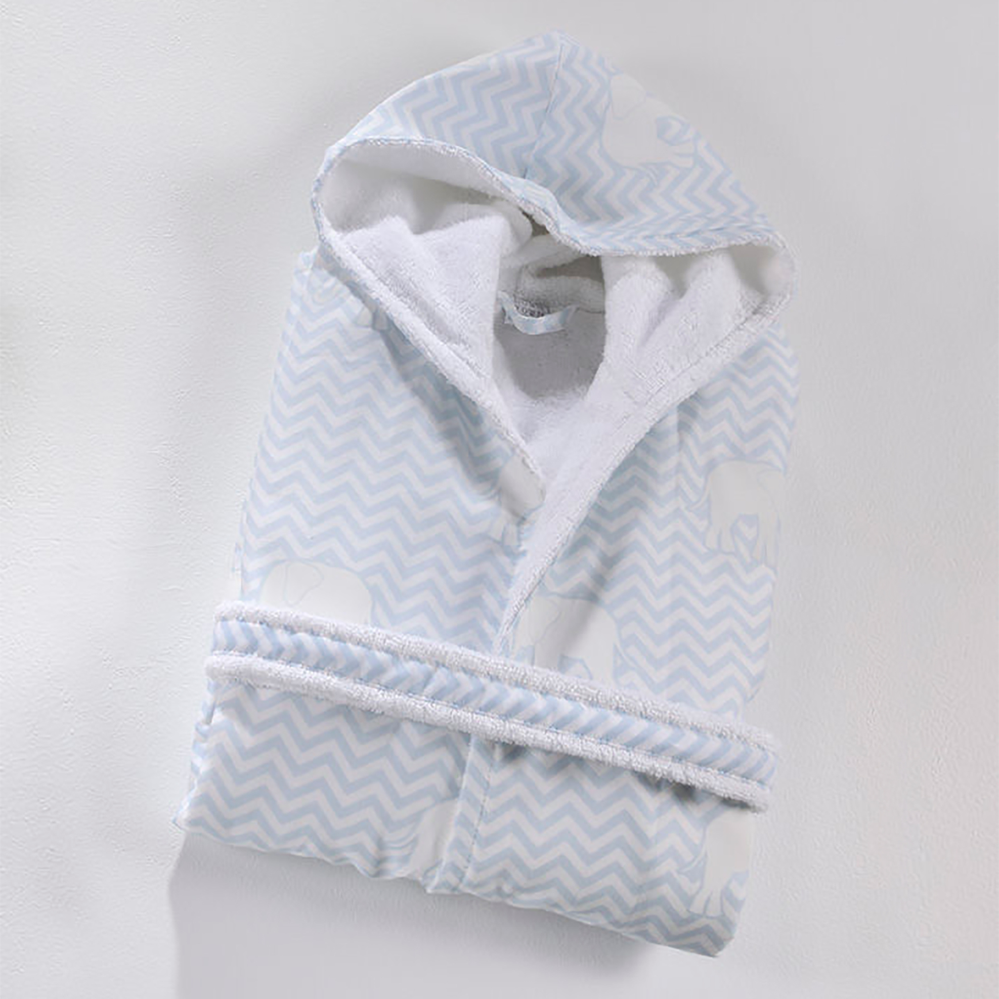 DOWN TOWN Home παιδικό μπουρνούζι με σχέδιο ελεφαντάκι και κουκούλα "687" Νο.2 - 25-0167 φωτογραφία