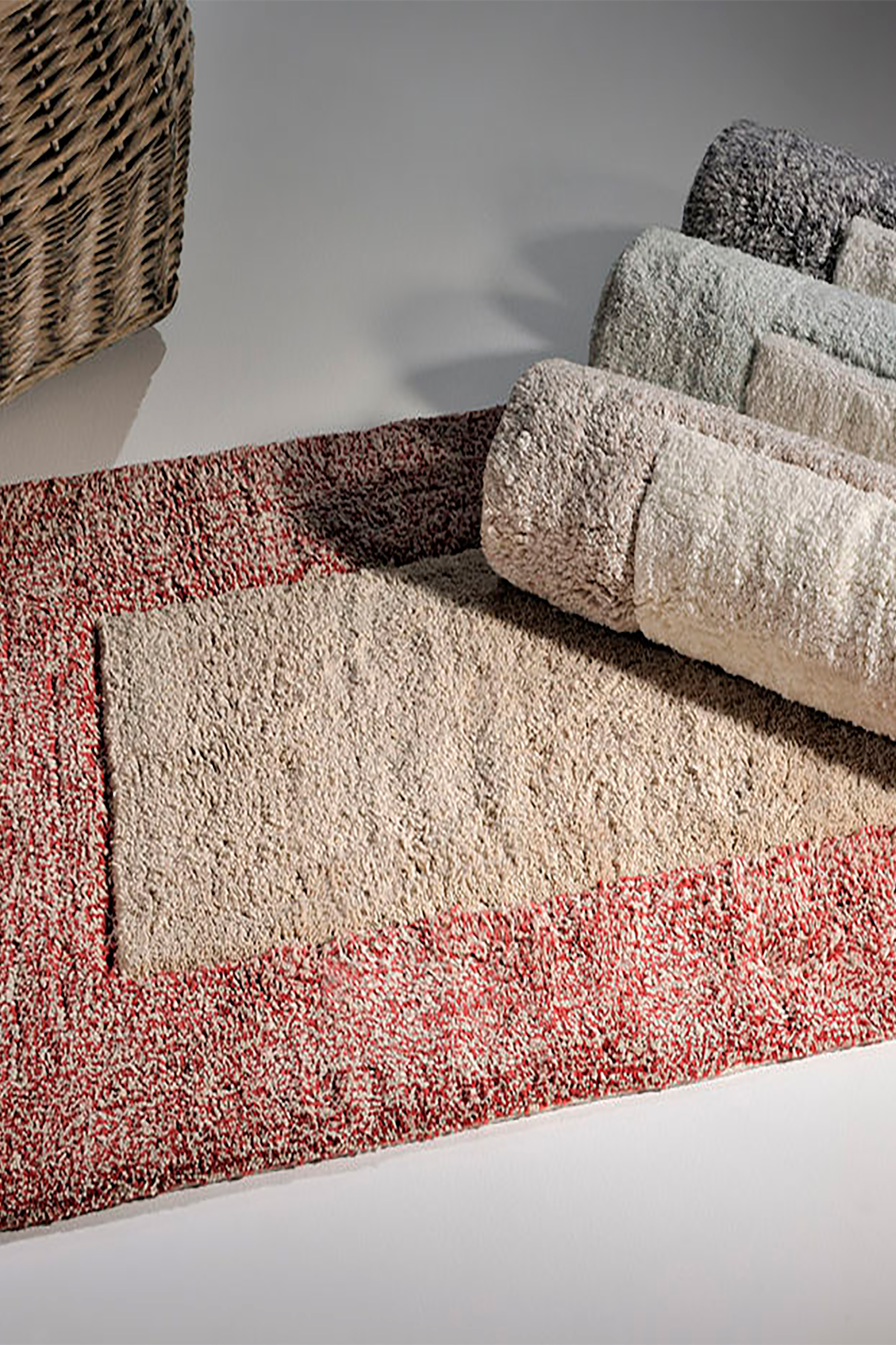 DOWN TOWN Home Πατάκι Border Aqua (70x160) - 60-0108