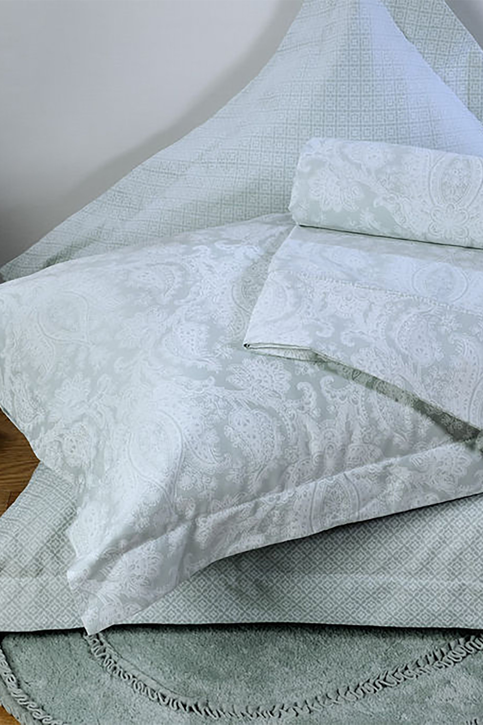 DOWN TOWN HOME DOWN TOWN Home σετ παπλωματοθήκη king size με floral print "586 (3 τεμάχια) - 14-0054