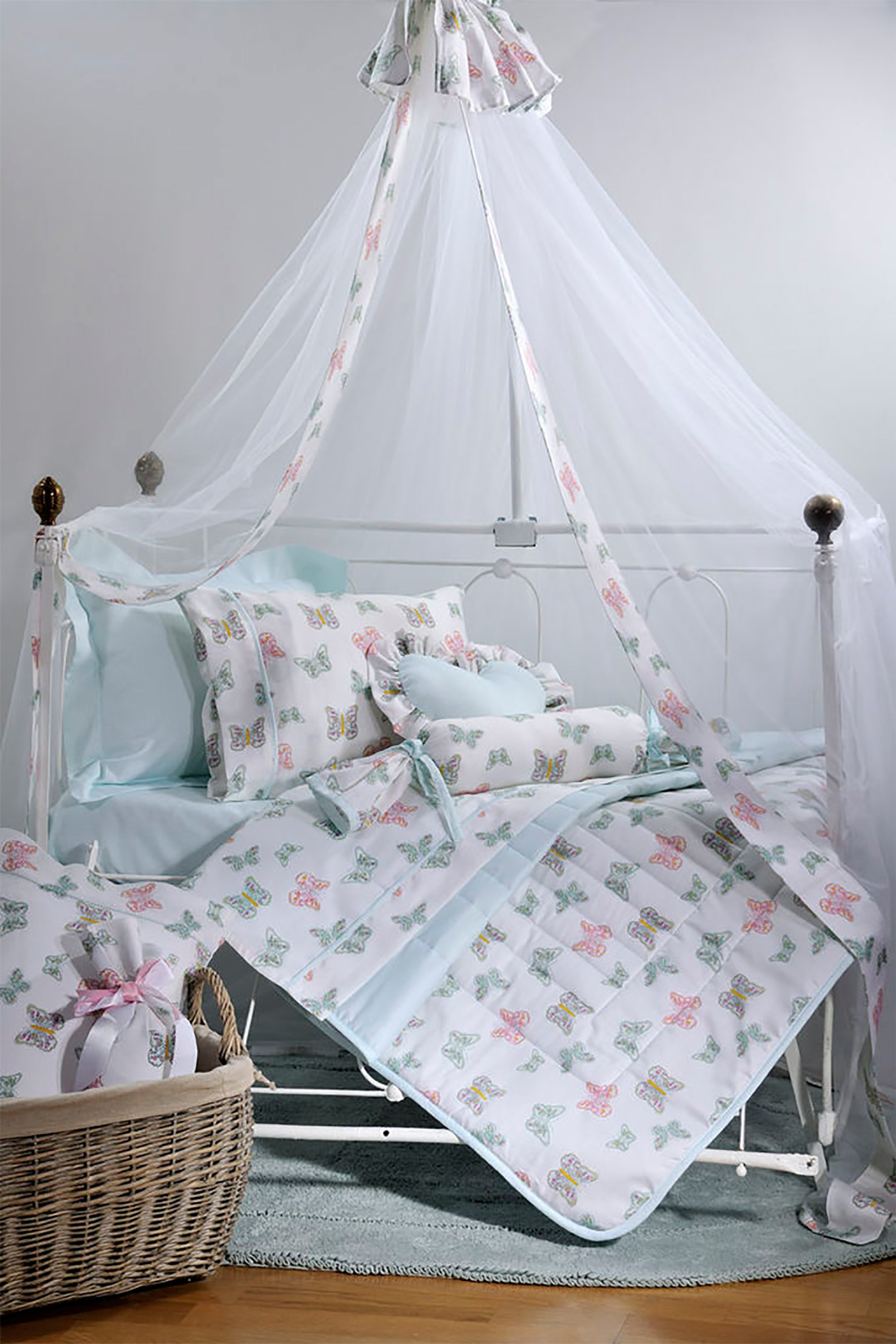 DOWN TOWN HOME DOWN TOWN Home Σετ σεντόνια λίκνου 121 (3 τεμάχια)   - 03-0134