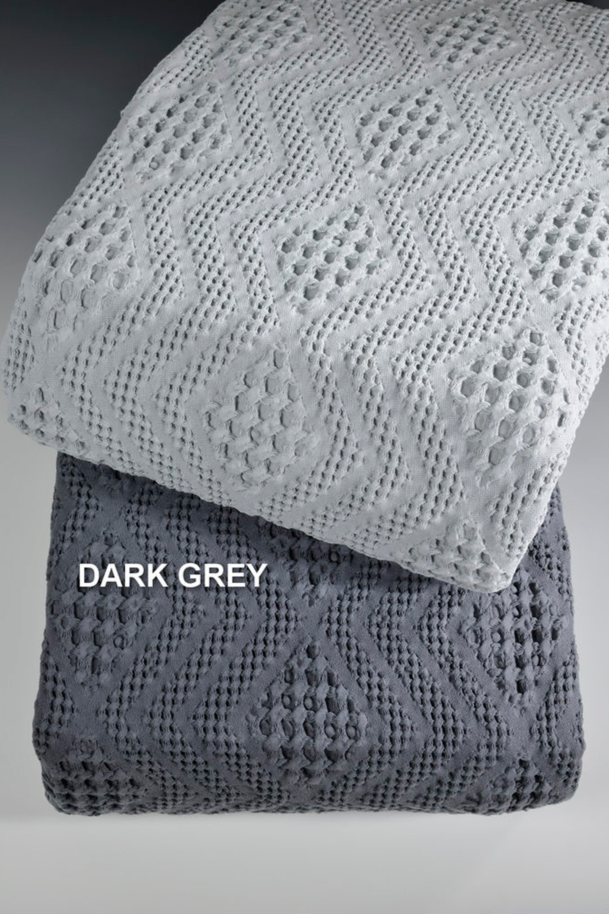 DOWN TOWN Home κουβέρτα υπέρδιπλη με ανάγλυφο σχέδιο "871" 230 x 260 cm - 34-0211