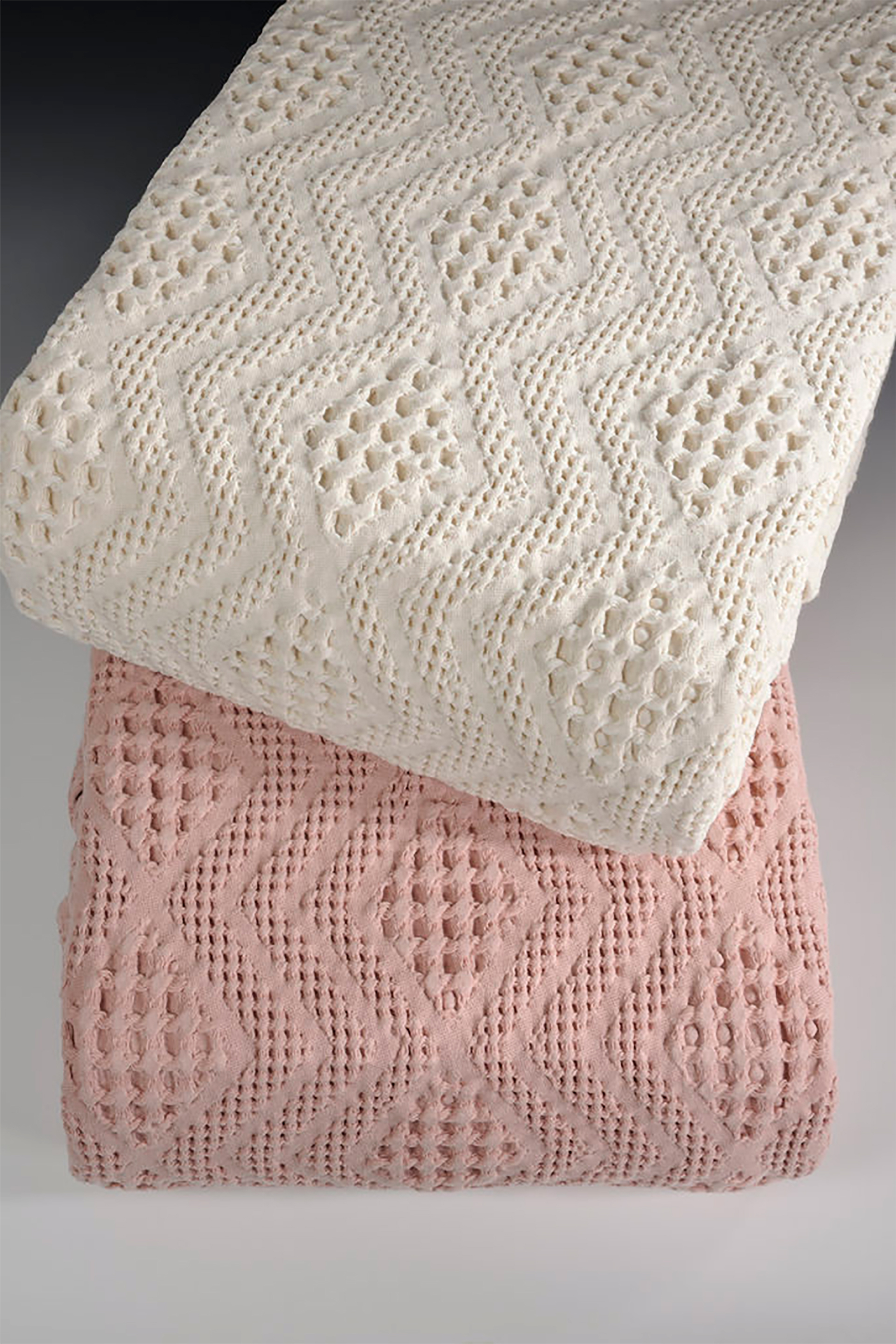 DOWN TOWN Home κουβέρτα μονή μονόχρωμη με σχέδιο "871" 170 x 240 cm - 33-0137