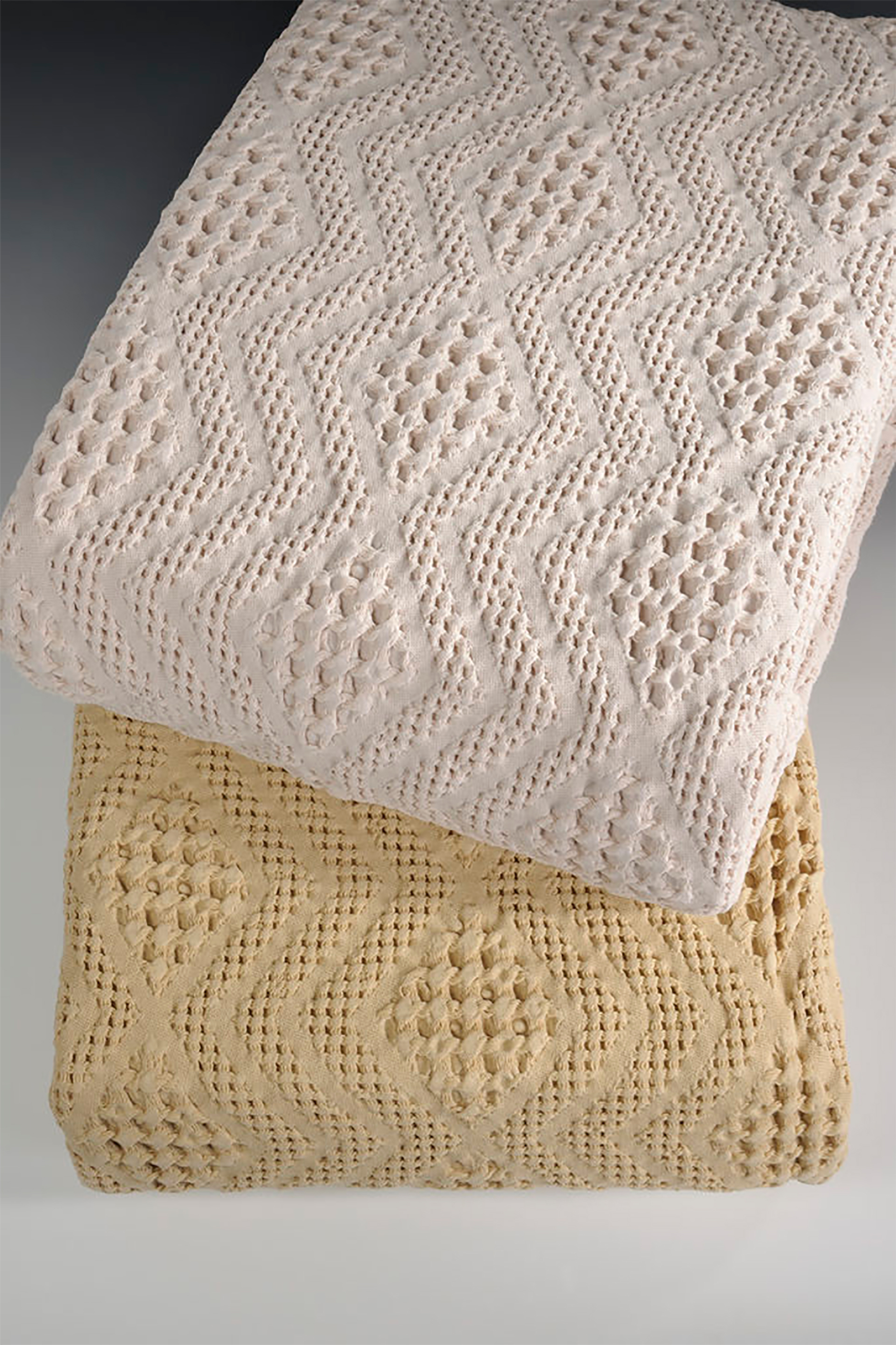 DOWN TOWN Home κουβέρτα μονή μονόχρωμη με σχέδιο "871" 170 x 240 cm - 33-0138