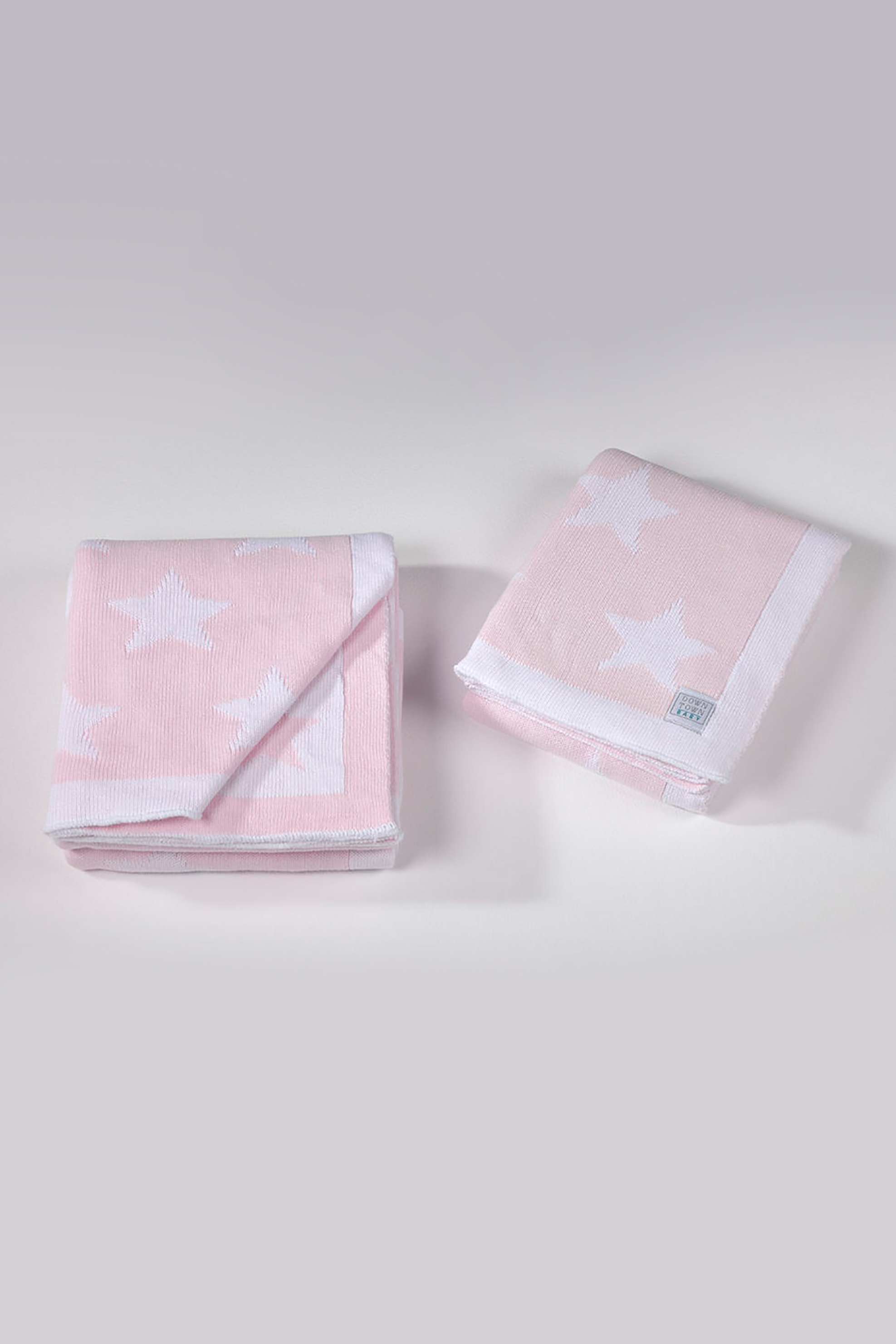 DOWN TOWN HOME DOWN TOWN Home βρεφική κουβερτούλα με σχέδιο αστέρια "254" 75 x 105 cm - 15-0067