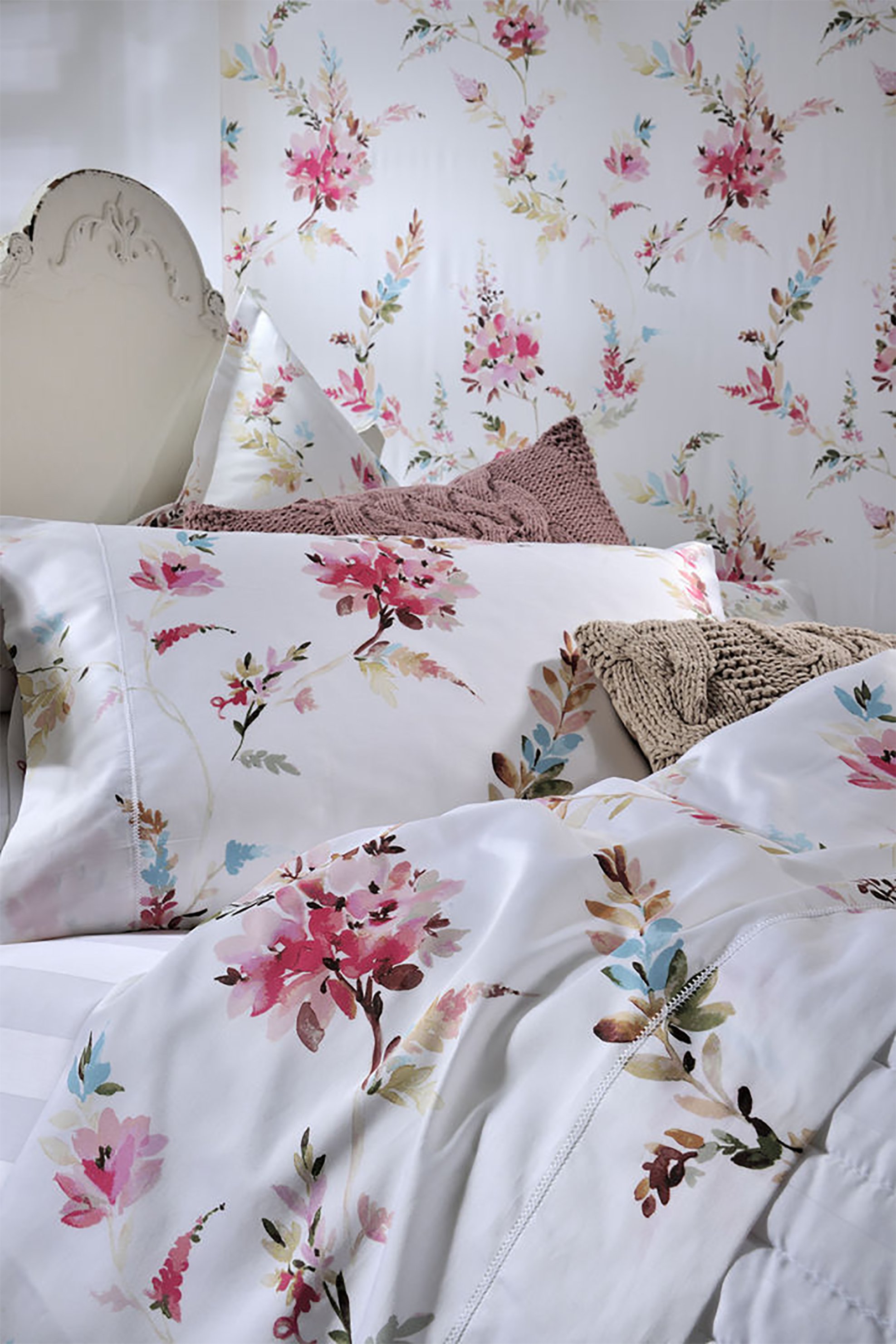 DOWN TOWN Home σετ παπλωματοθήκη μονή με floral print "752" (2 τεμάχια) - 13-0221 φωτογραφία