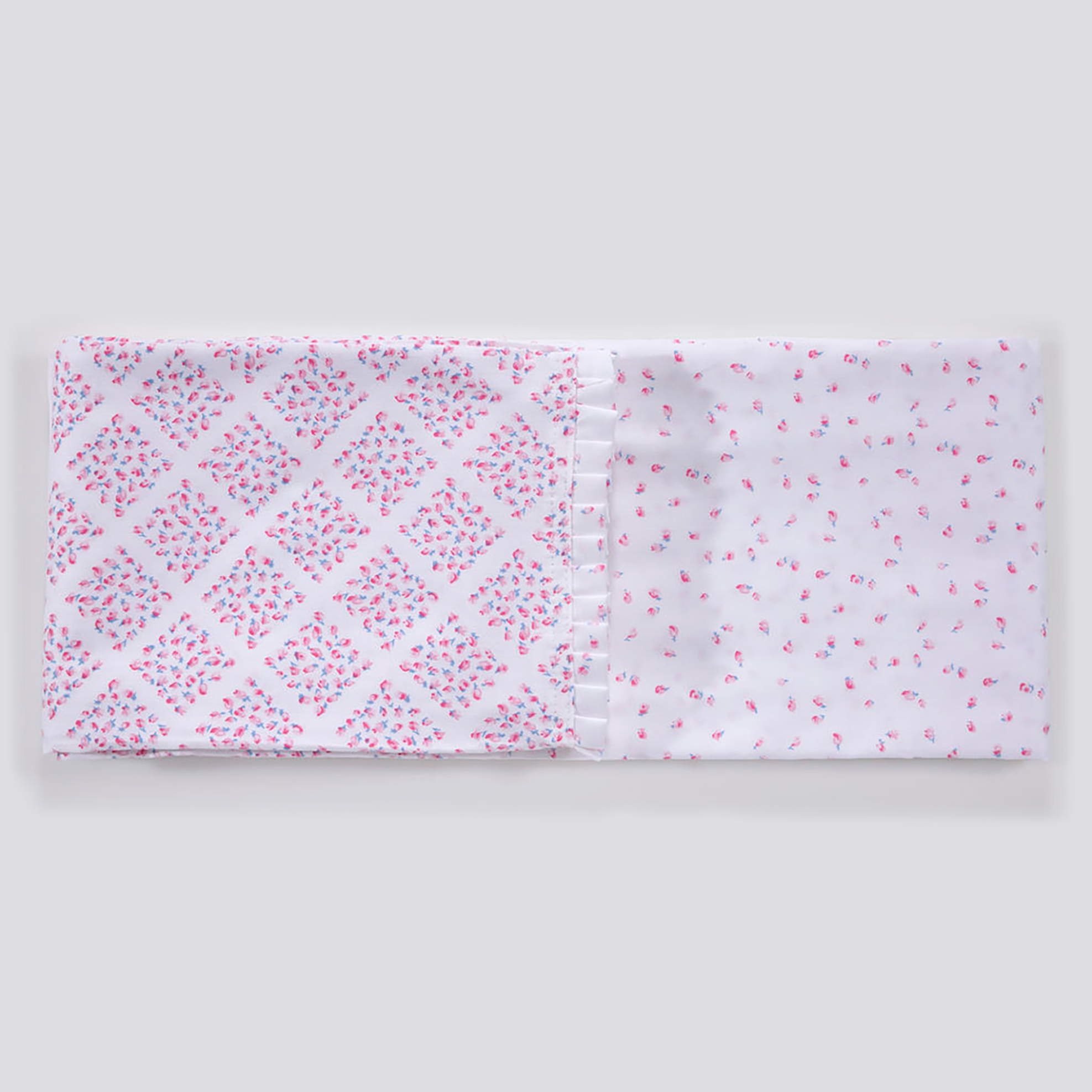 DOWN TOWN Home σετ βρεφικά σεντόνια με all-over floral print (3 τεμάχια) - 03-0171 φωτογραφία