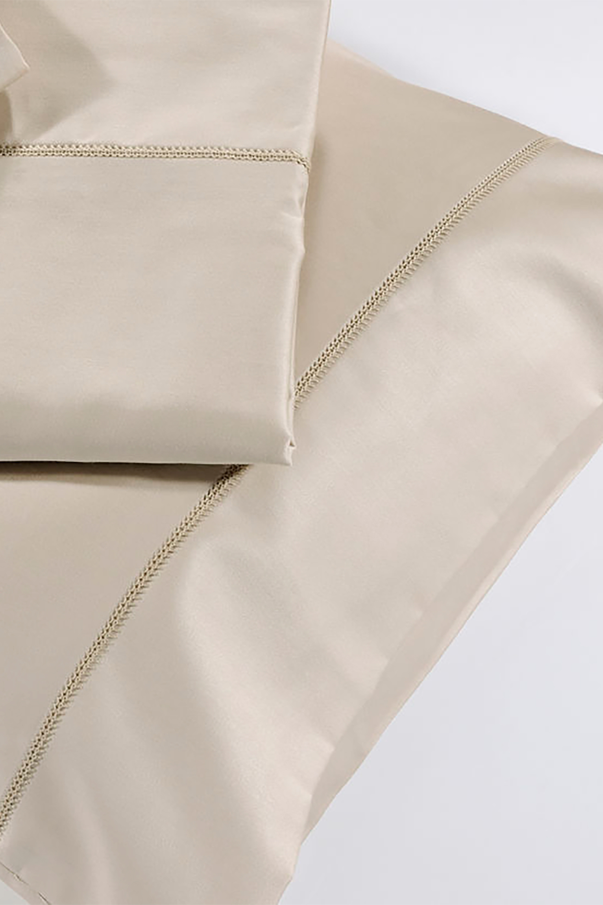 DOWN TOWN HOME DOWN TOWN Home σετ σεντόνια queen size με διακοσμητικές ραφές (4 τεμάχια) - 10-0745