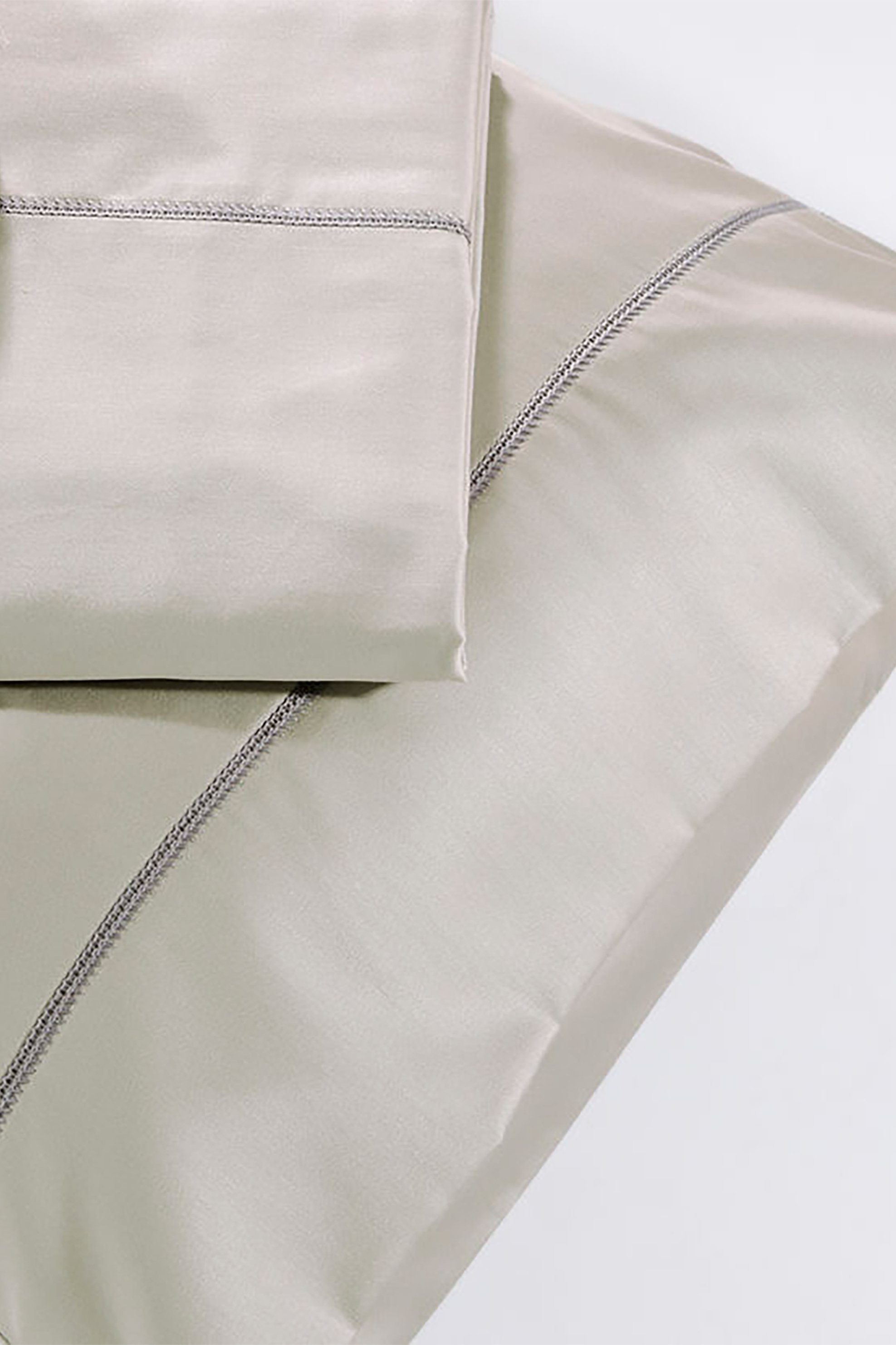 DOWN TOWN HOME DOWN TOWN Home σεντόνι queen size με διακοσμητικές ραφές 165 x 205 + 30 cm - 21-0068