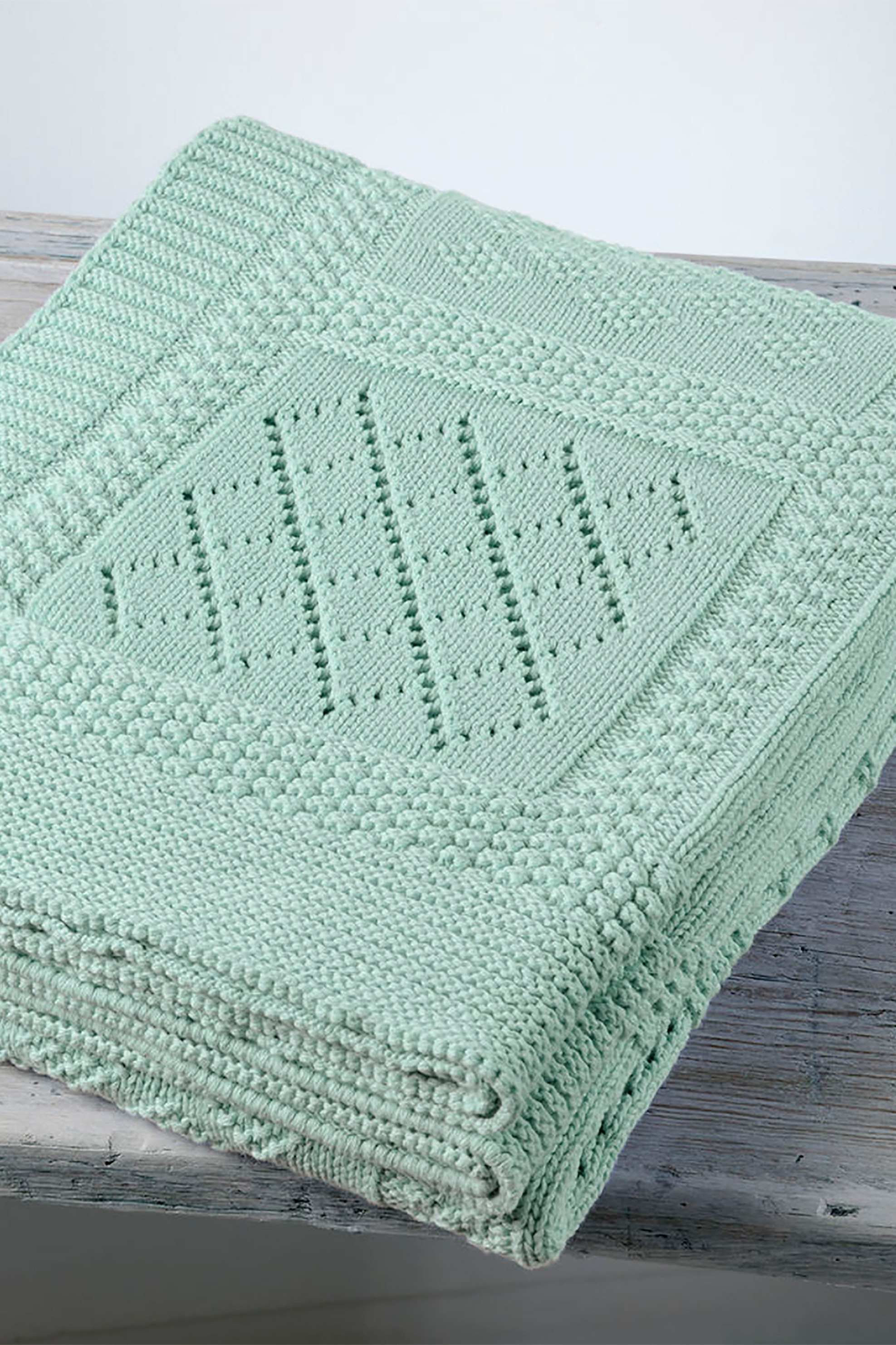 DOWN TOWN Home βρεφική κουβέρτα κούνιας πλεκτή "DT07" 90 x 120 cm - 15-0159