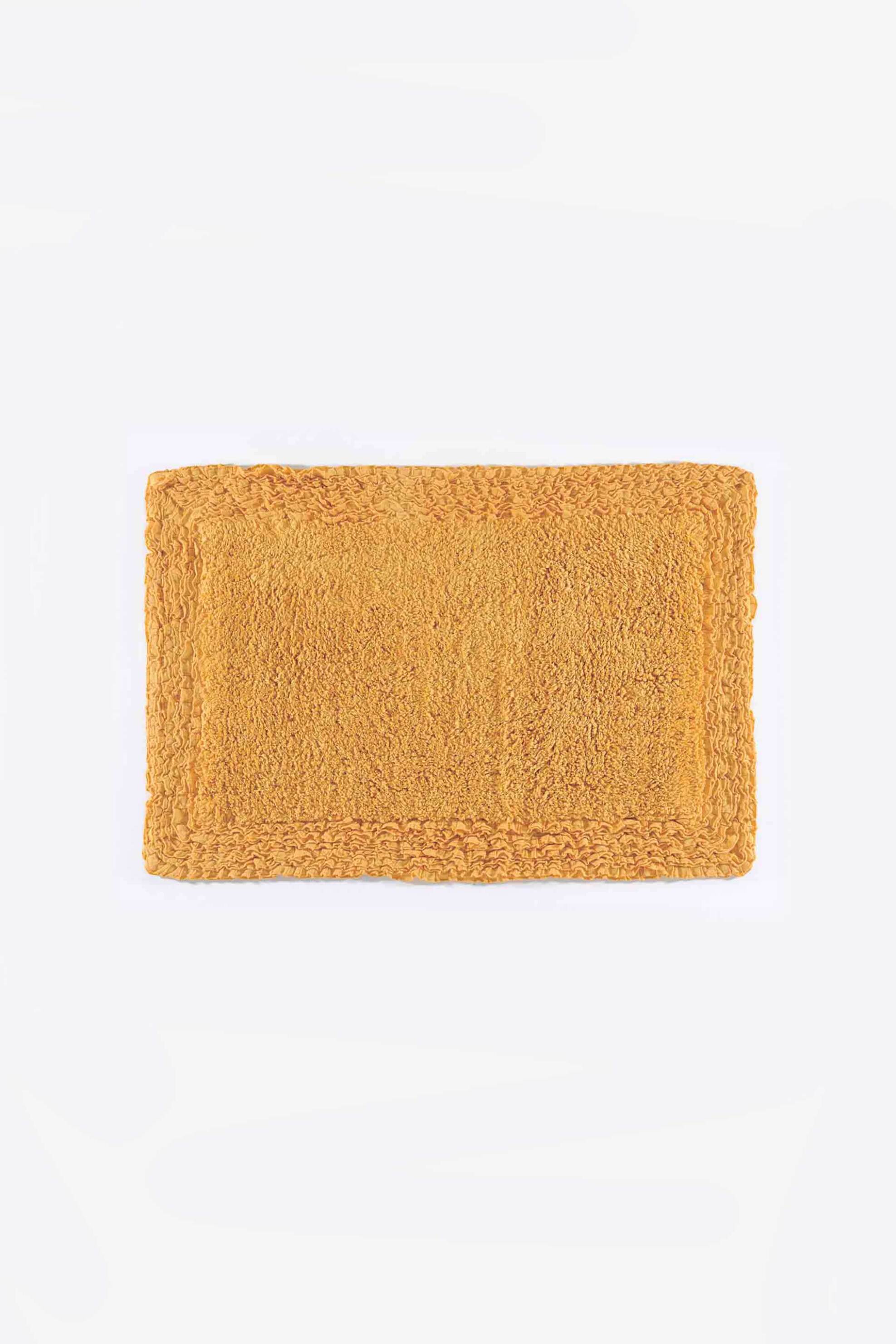 DOWN TOWN HOME DOWN TOWN Home χαλάκι μπάνιου μονόχρωμο "Frill" 60 x 90 cm - 60-0280