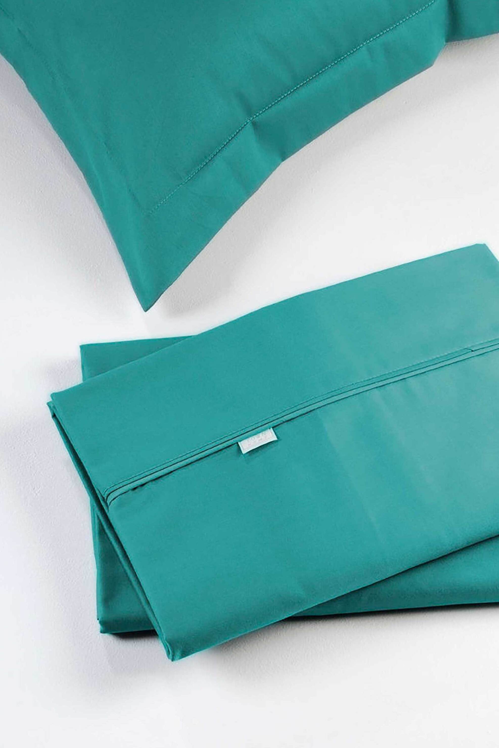 DOWN TOWN Home κατωσέντονο υπέρδιπλο μονόχρωμο με λάστιχο "250/14 Petrol" 165 x 205 + 040 cm - 21-0092