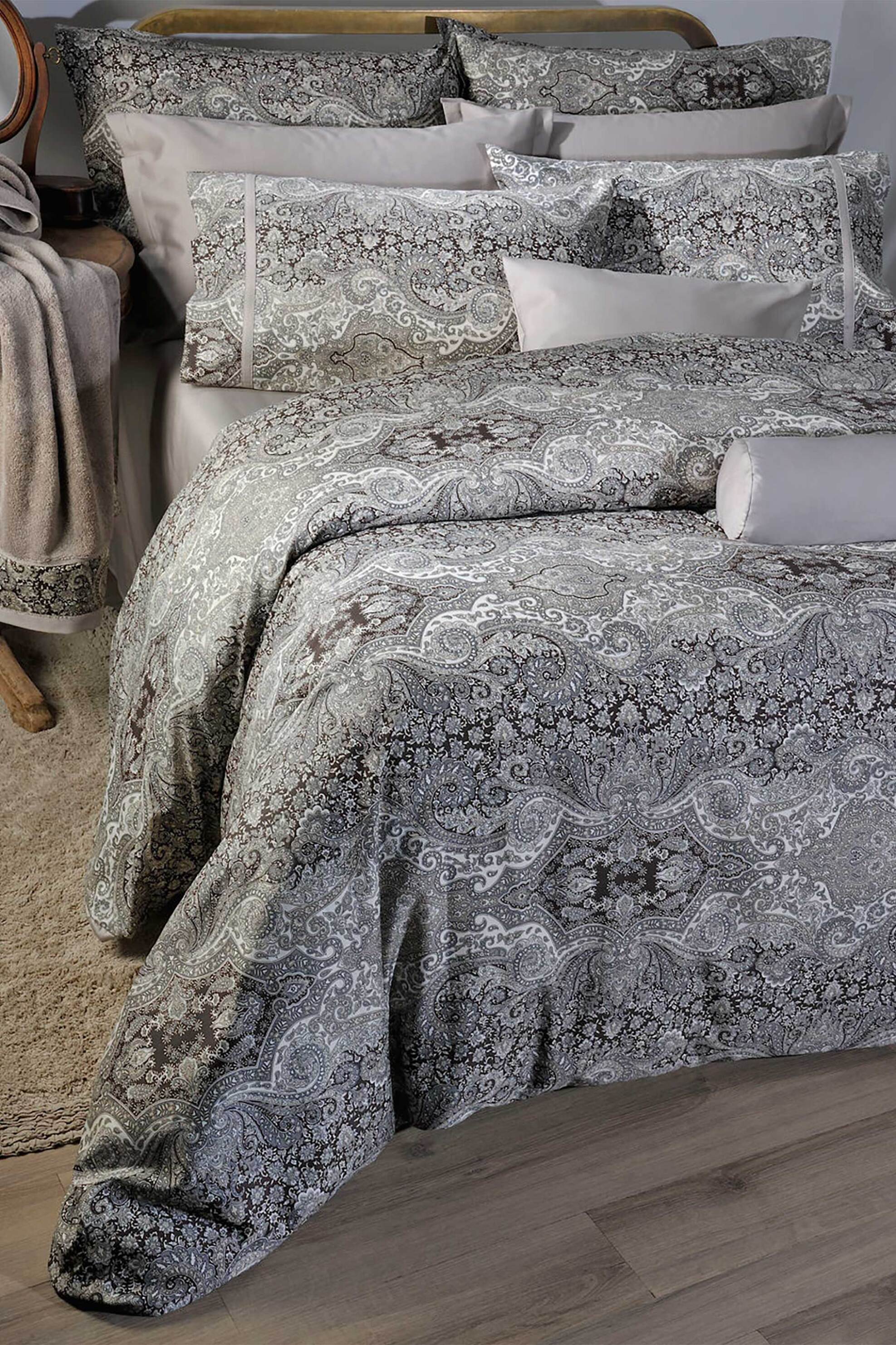 DOWN TOWN HOME DOWN TOWN Home σετ παπλωματοθήκες υπέρδιπλες και μαξιλαροθήκες "834 Bombay" (3 τεμάχια) - 12-0449