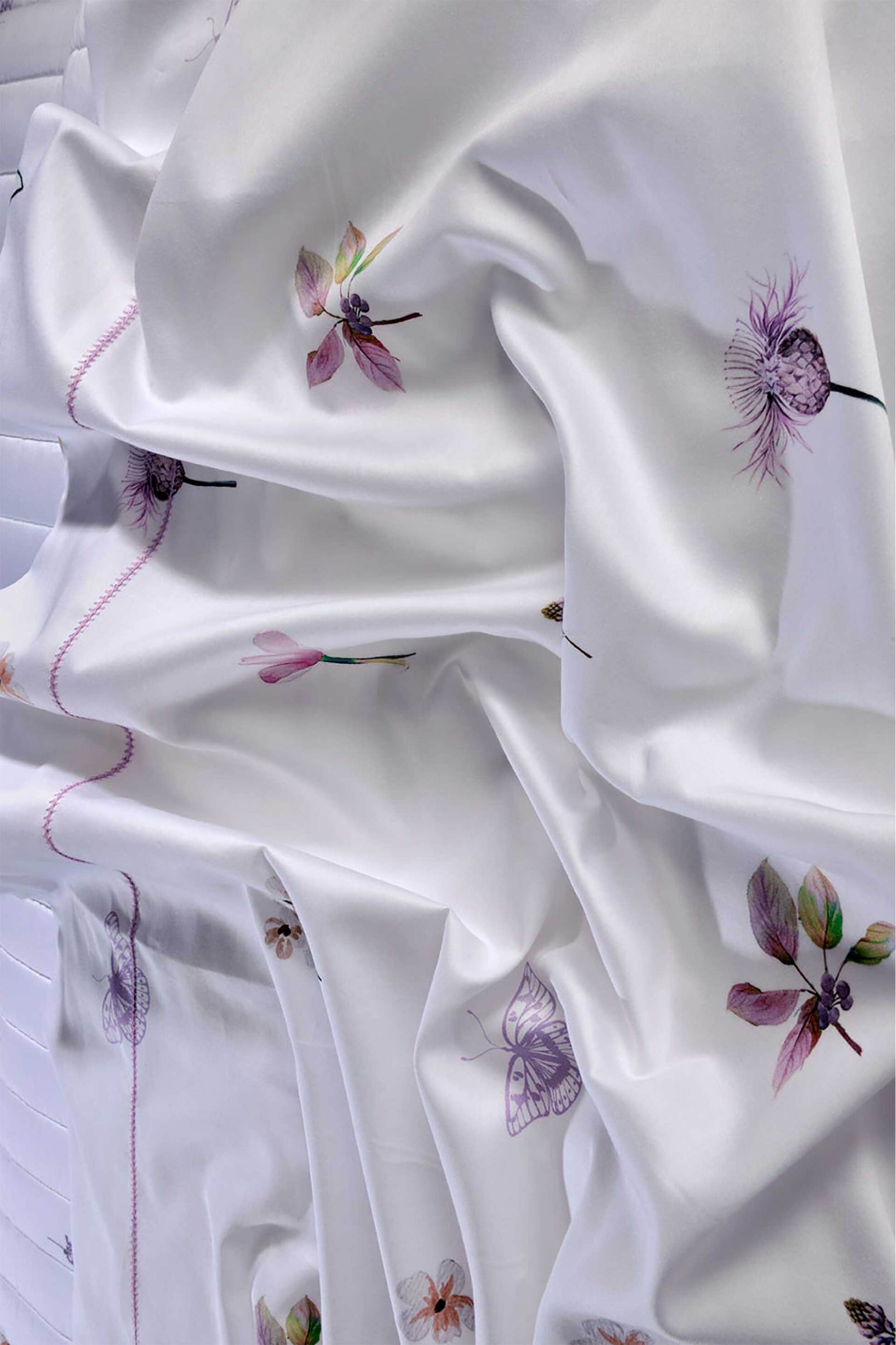 DOWN TOWN Home σετ σεντόνια μονά και μαξιλαροθήκη με all-over flower prints "844 Happiness" 2 x 175 x 255 cm - 52 x 75 cm - 11-0551 φωτογραφία