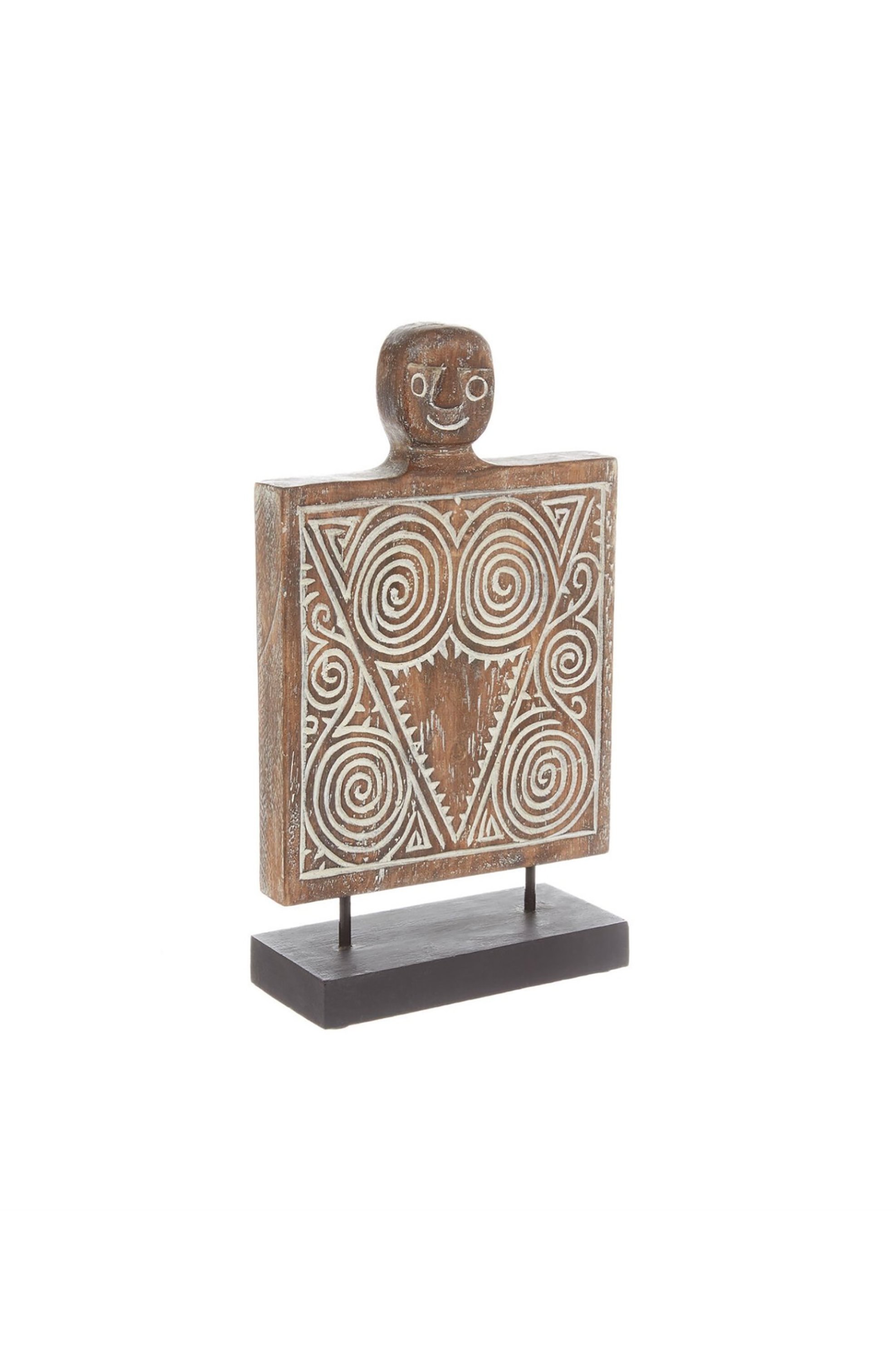 Coincasa διακοσμητικό ξύλινο αγαλματάκι 38 cm - 007154141 Καφέ