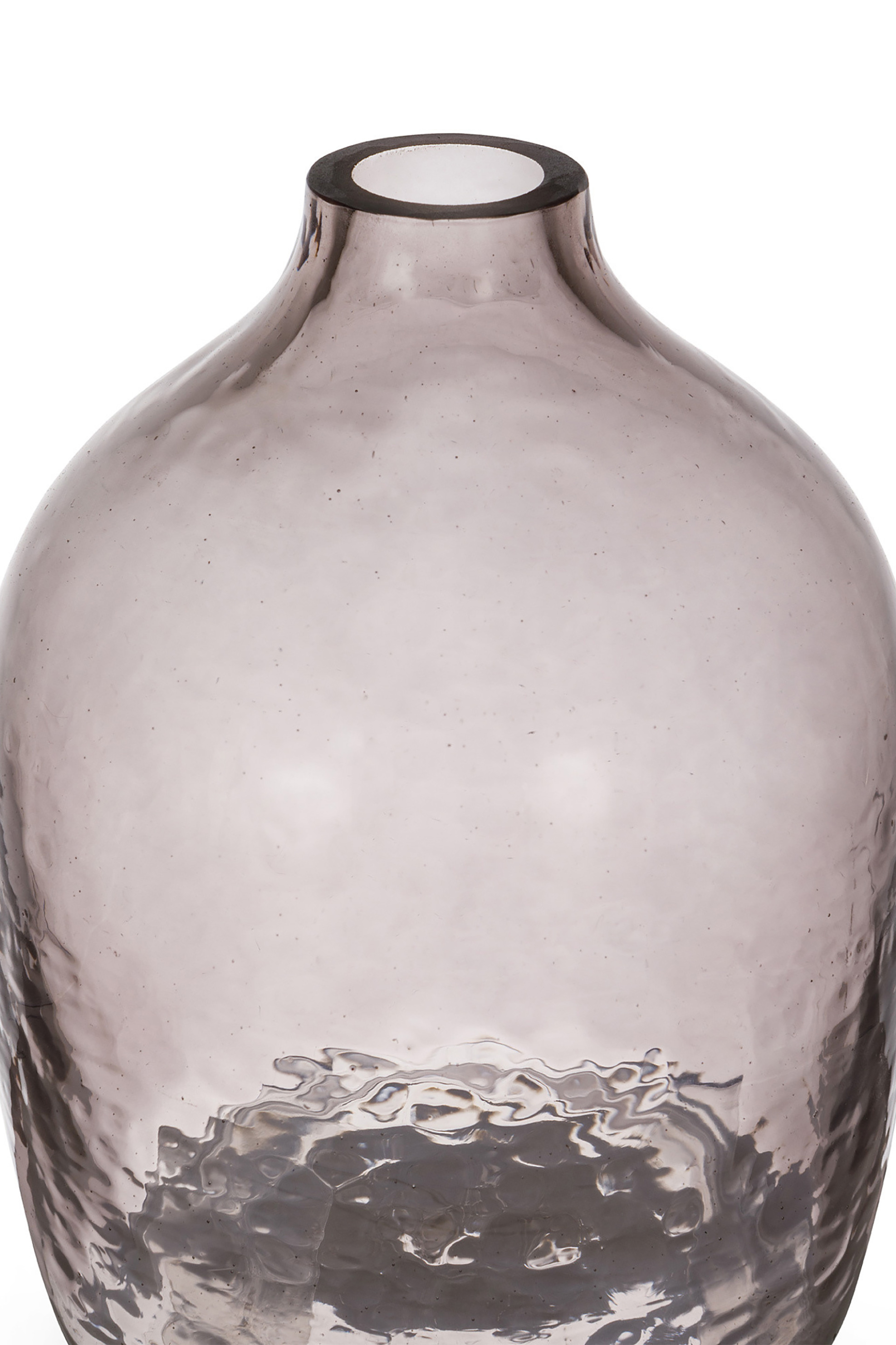 Coincasa Διακοσμητικό Γυάλινο Βάζο Μονόχρωμο 16 CM - 007255134 Γκρι