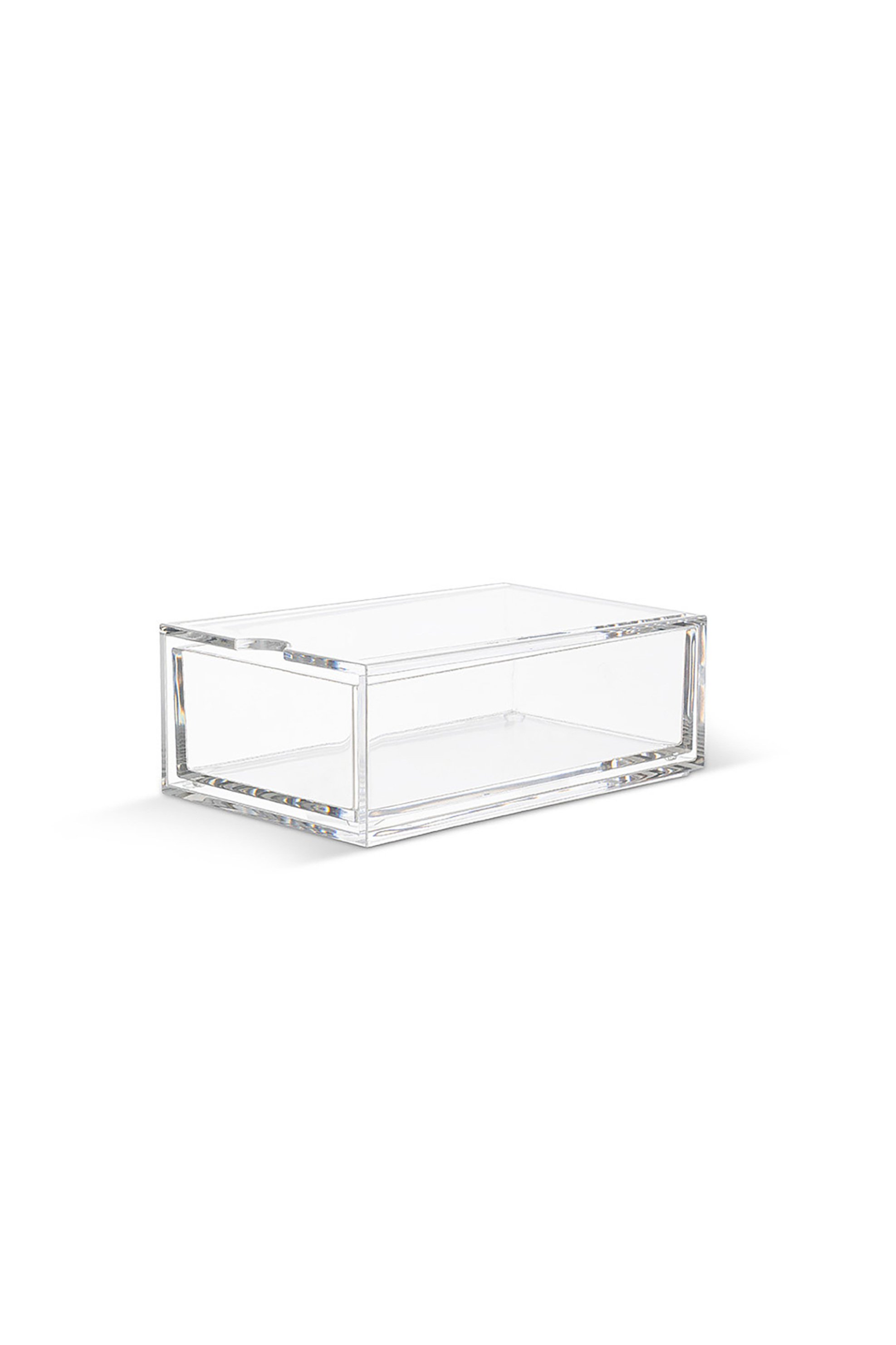 COINCASA Coincasa πλαστική θήκη κοσμημάτων με συρτάρι 11 x 6 x 16 cm - 007255174 Διάφανο