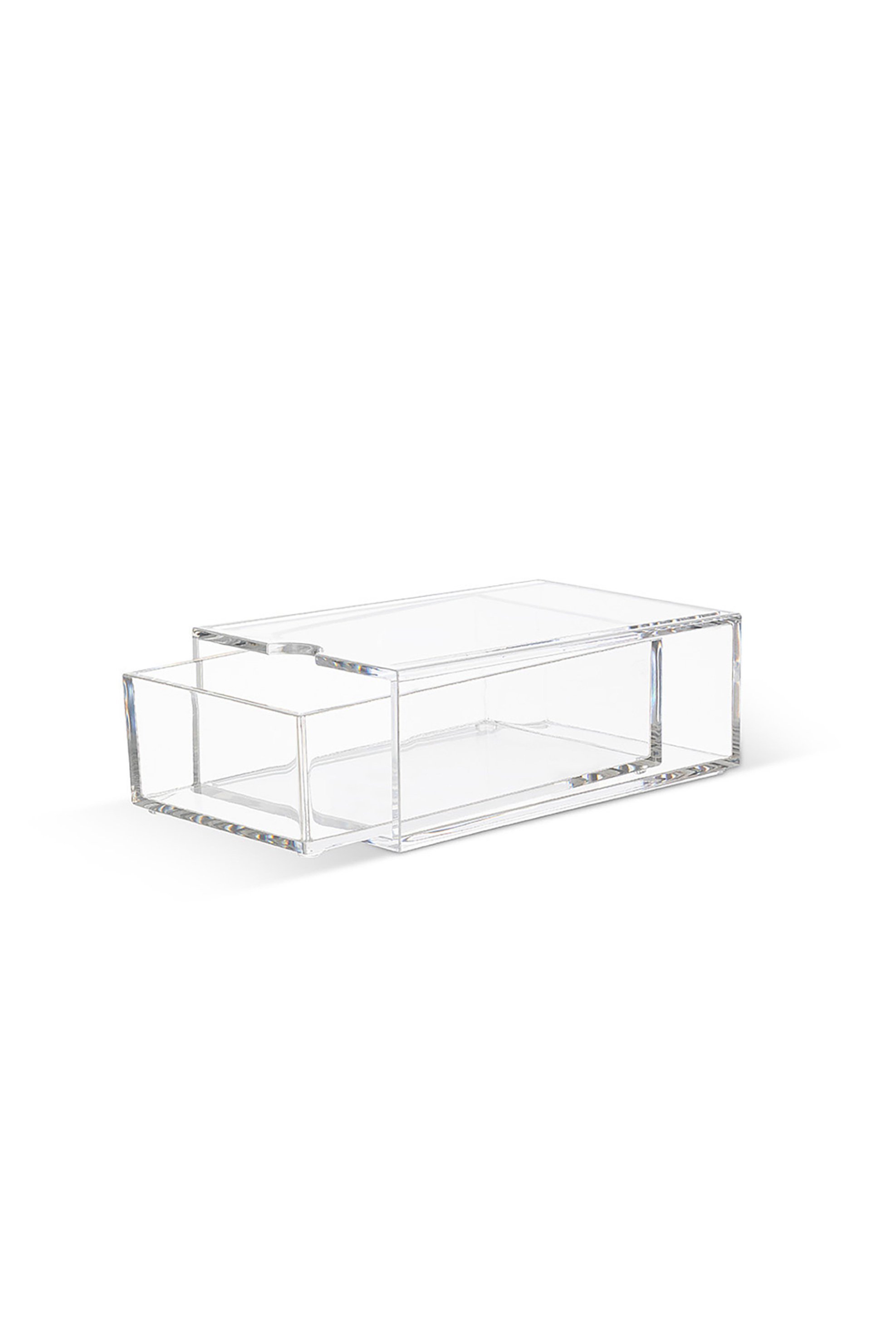 Coincasa πλαστική θήκη κοσμημάτων με συρτάρι 11 x 6 x 16 cm - 007255174 Διάφανο φωτογραφία