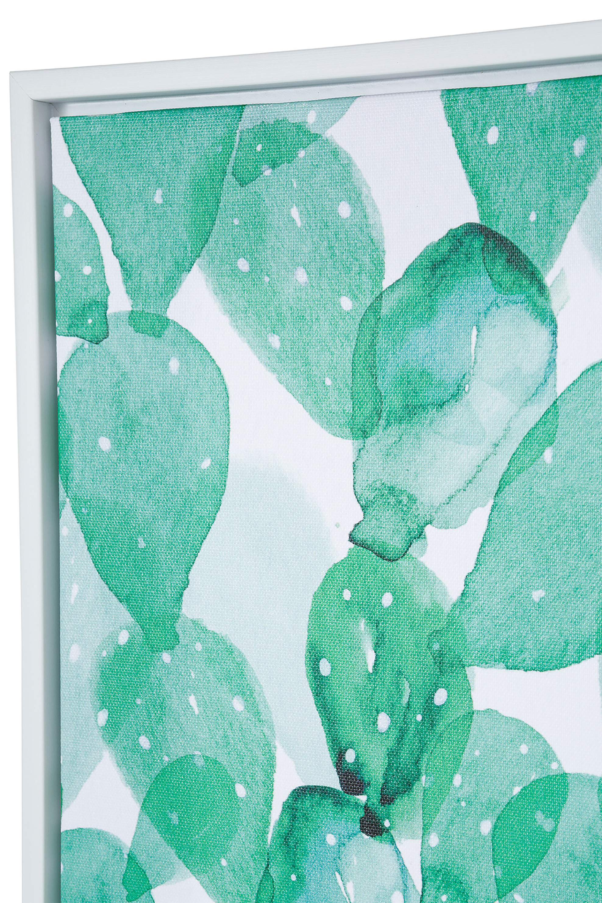 Coincasa πίνακας τρίπτυχο σε καμβά με all-over cactus print 40 x 50 cm - 007249951 Χρυσό φωτογραφία