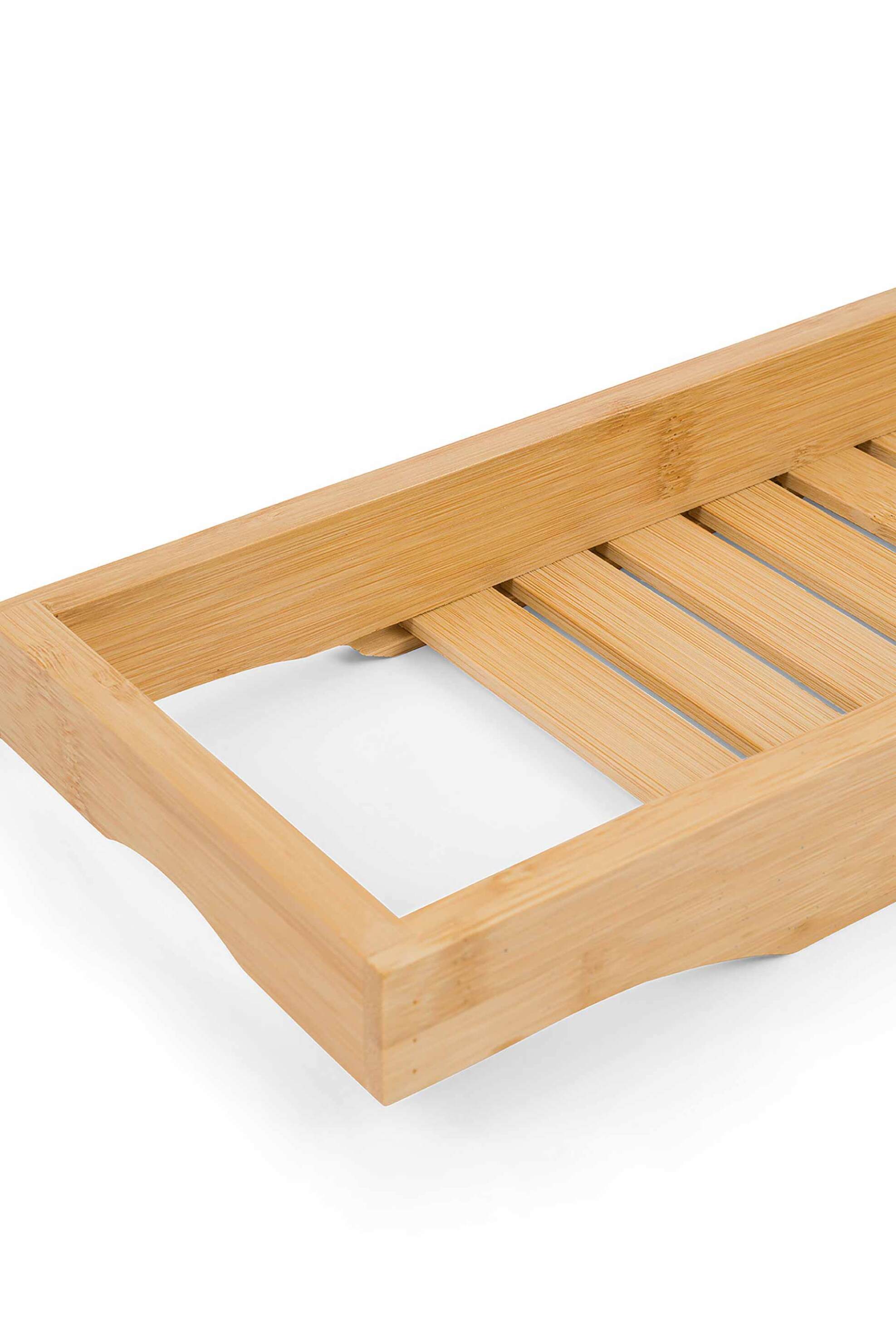 Coincasa Ράφι Μπανιέρας από Ξύλο Bamboo 69 8 X 14 5 4 CM - 007357081 Καφέ Ανοιχτό