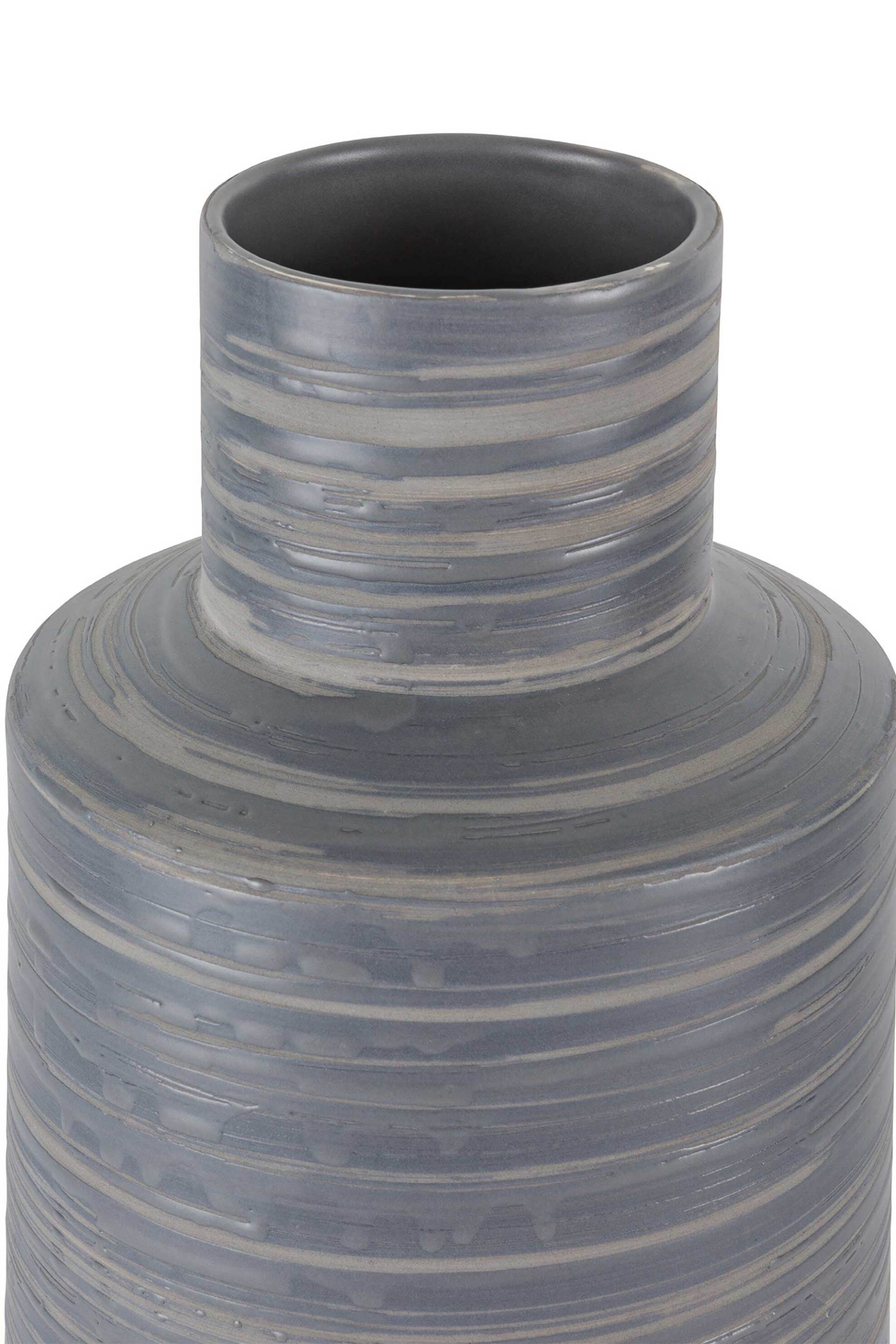 Coincasa Διακοσμητικό Βάζο Χώρου Κεραμικό 28 CM - 007261452 Γκρι