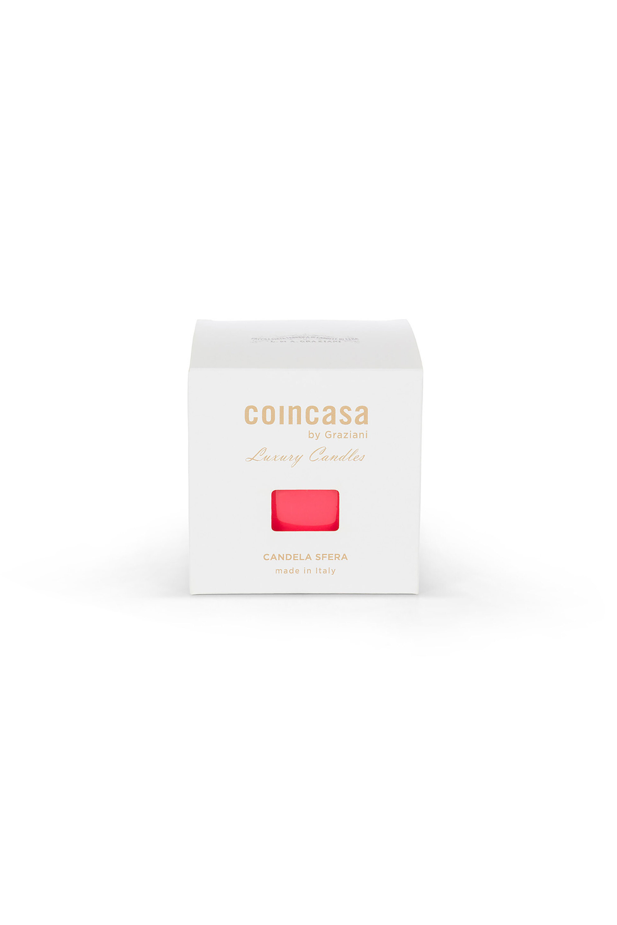 Coincasa Κερί Χρωματιστό σε Σχήμα Σφαίρας 10 CM - 007358424 Κοραλί