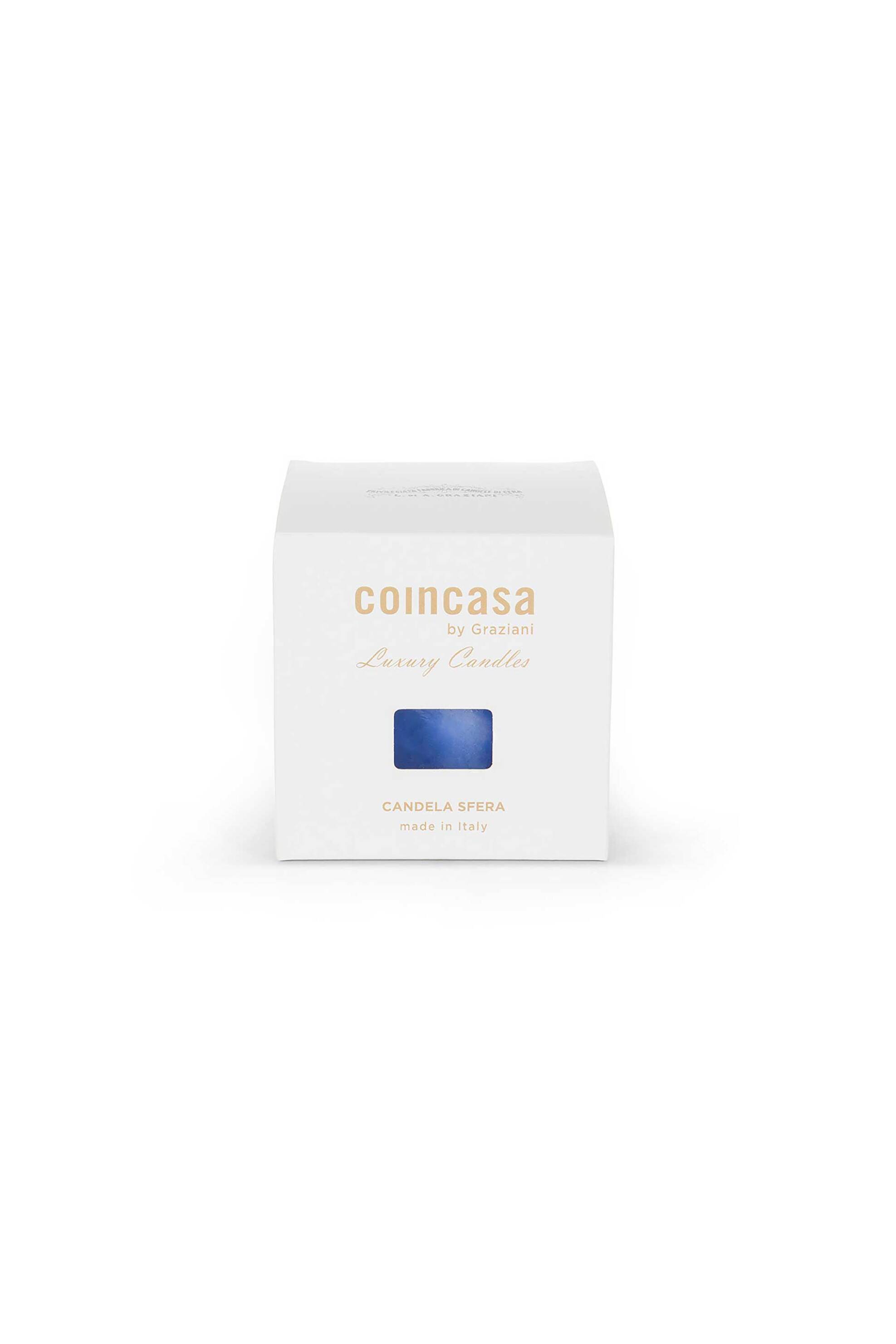 Coincasa Κερί Χρωματιστό σε Σχήμα Σφαίρας 10 CM - 007358425 Μπλε