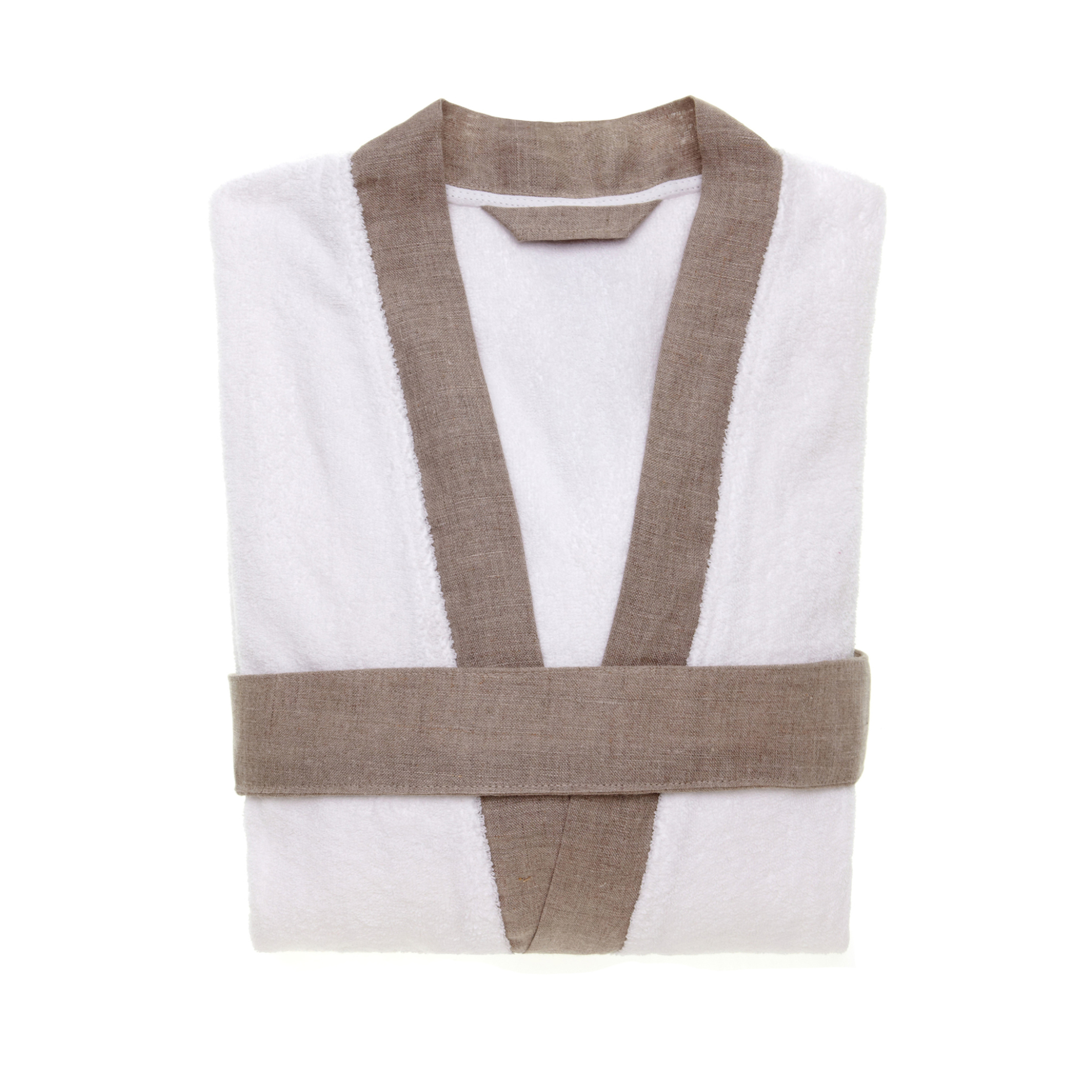 Coincasa μπουρνούζι σε στυλ κιμονό με λινή τρέσα L - 006678395 Χρυσό φωτογραφία