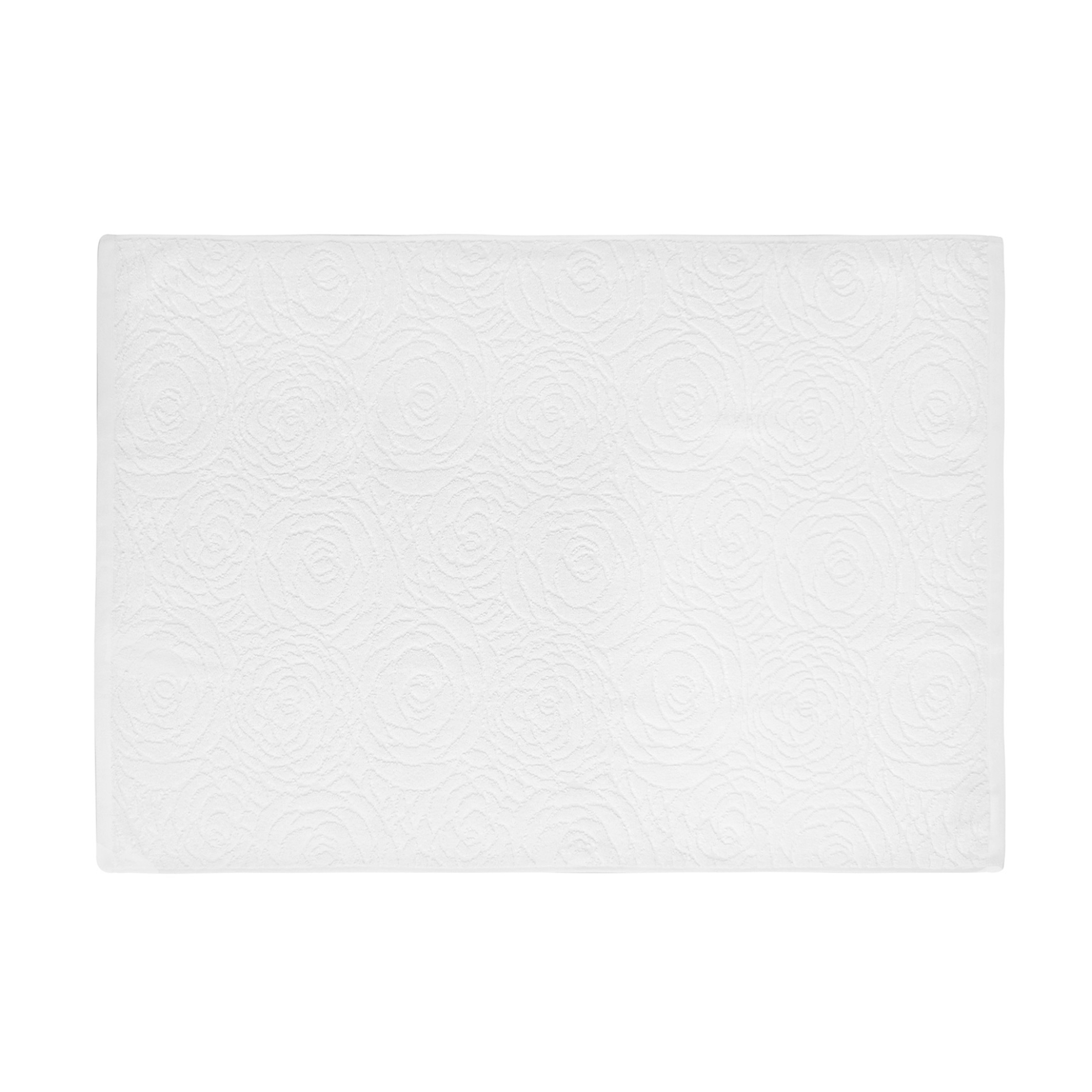 Coincasa πετσέτα μπάνιου με ανάγλυφο English roses motif 140 x 70 cm - 006594119 Λευκό φωτογραφία