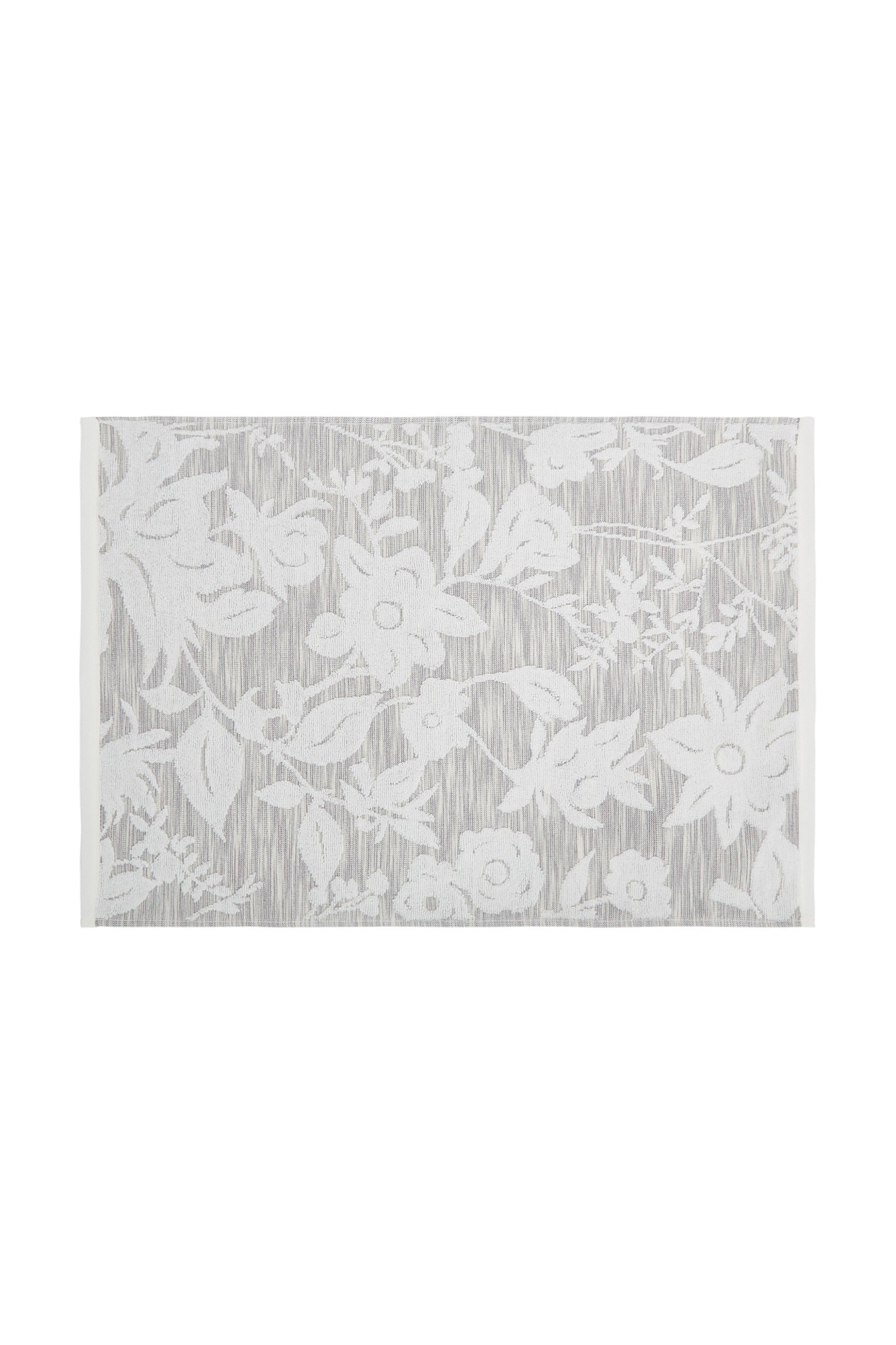 Coincasa πετσέτα σώματος με floral σχέδιο "Portofino" 150 x 90 cm - 007156736 Γκρι φωτογραφία