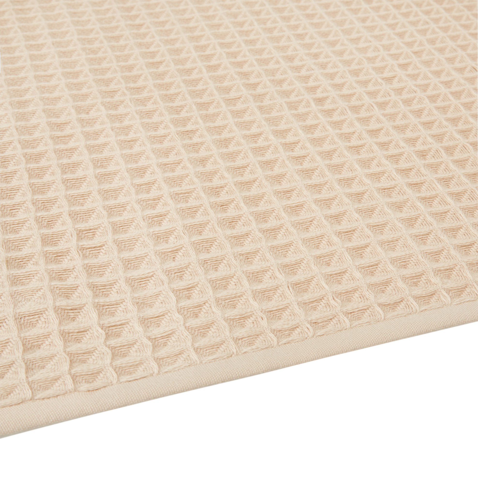 Coincasa σετ πετσέτες μπάνιου με ανάγλυφο σχέδιο (2 τεμάχια) - 007197569 Μπεζ φωτογραφία