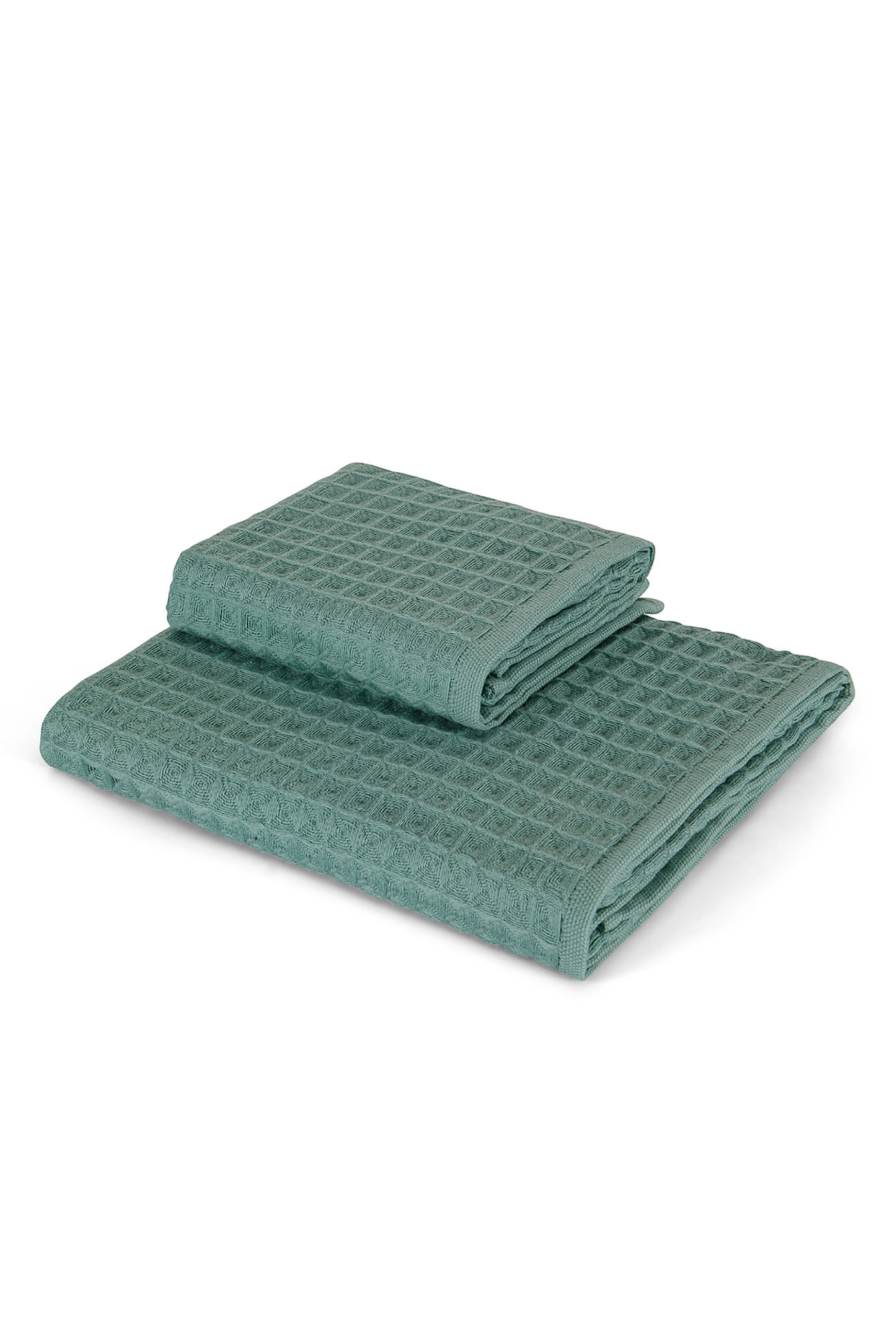 Coincasa σετ πετσέτες μπάνιου με ανάγλυφο σχέδιο (2 τεμάχια) - 007262040 Πράσινο Σμαραγδί φωτογραφία