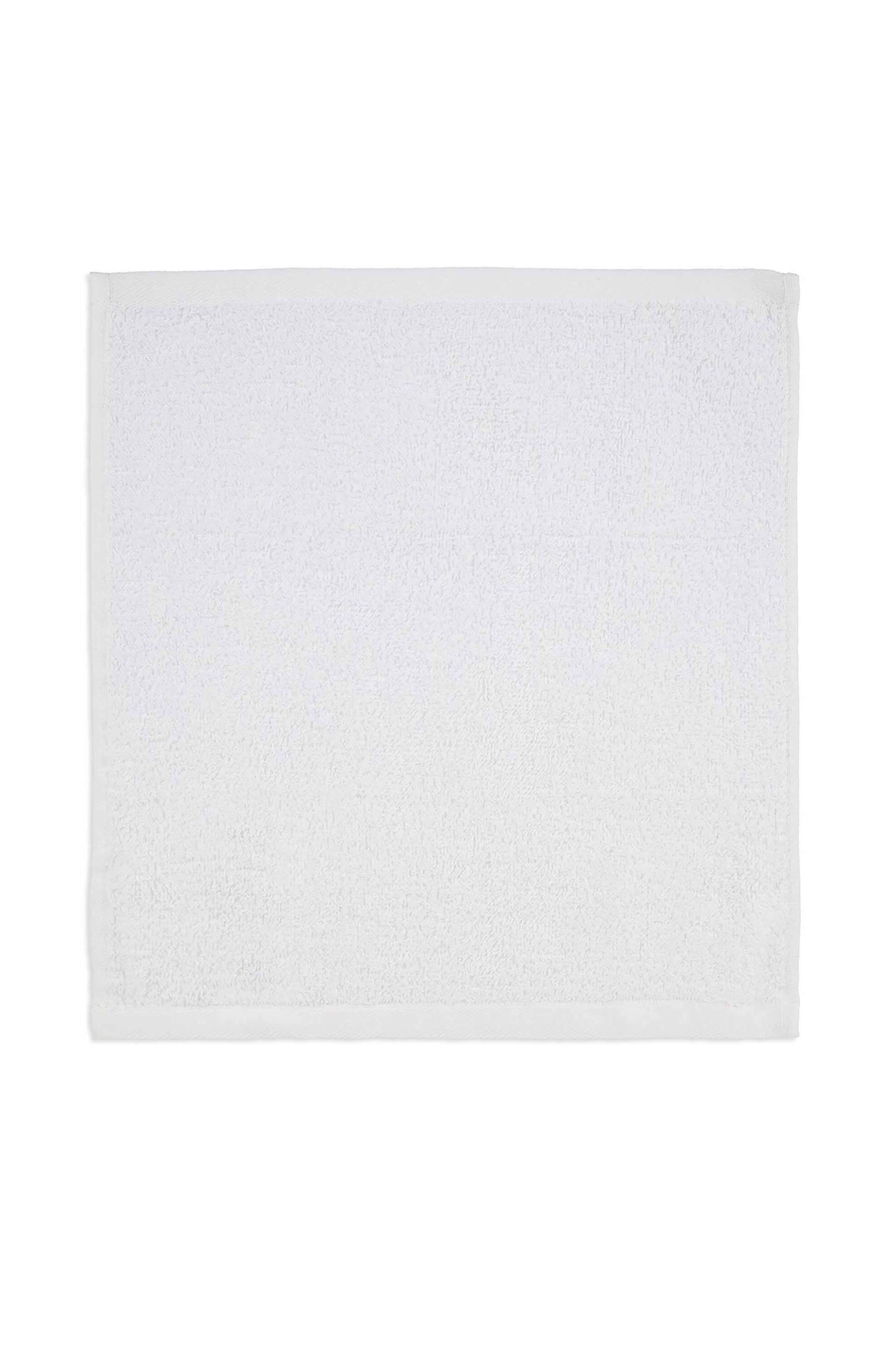 Coincasa σετ βαμβακερές πετσέτες μονόχρωμες 30 x 30 cm - 007358604 Λευκό