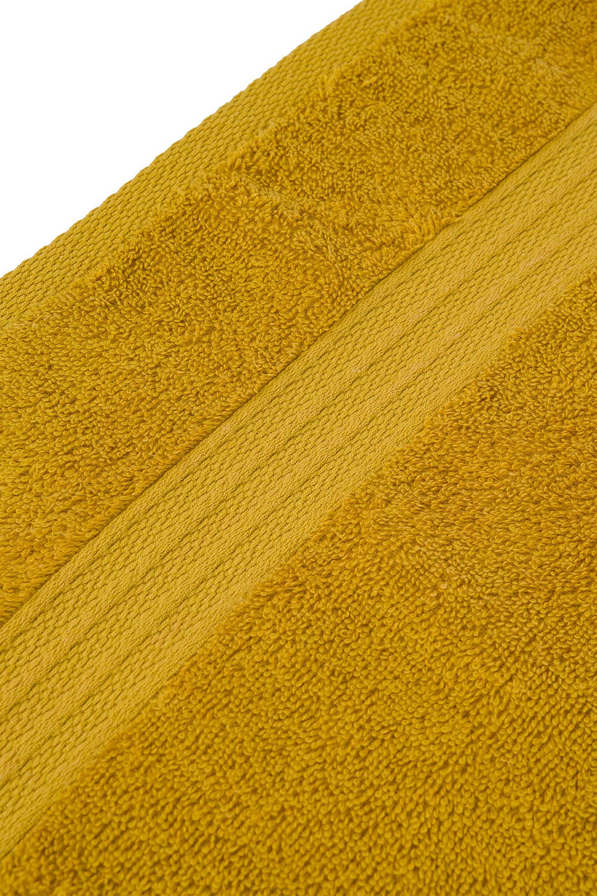 Coincasa πετσέτα χεριών μονόχρωμη 60 x 40 cm - 007359708 Κίτρινο φωτογραφία