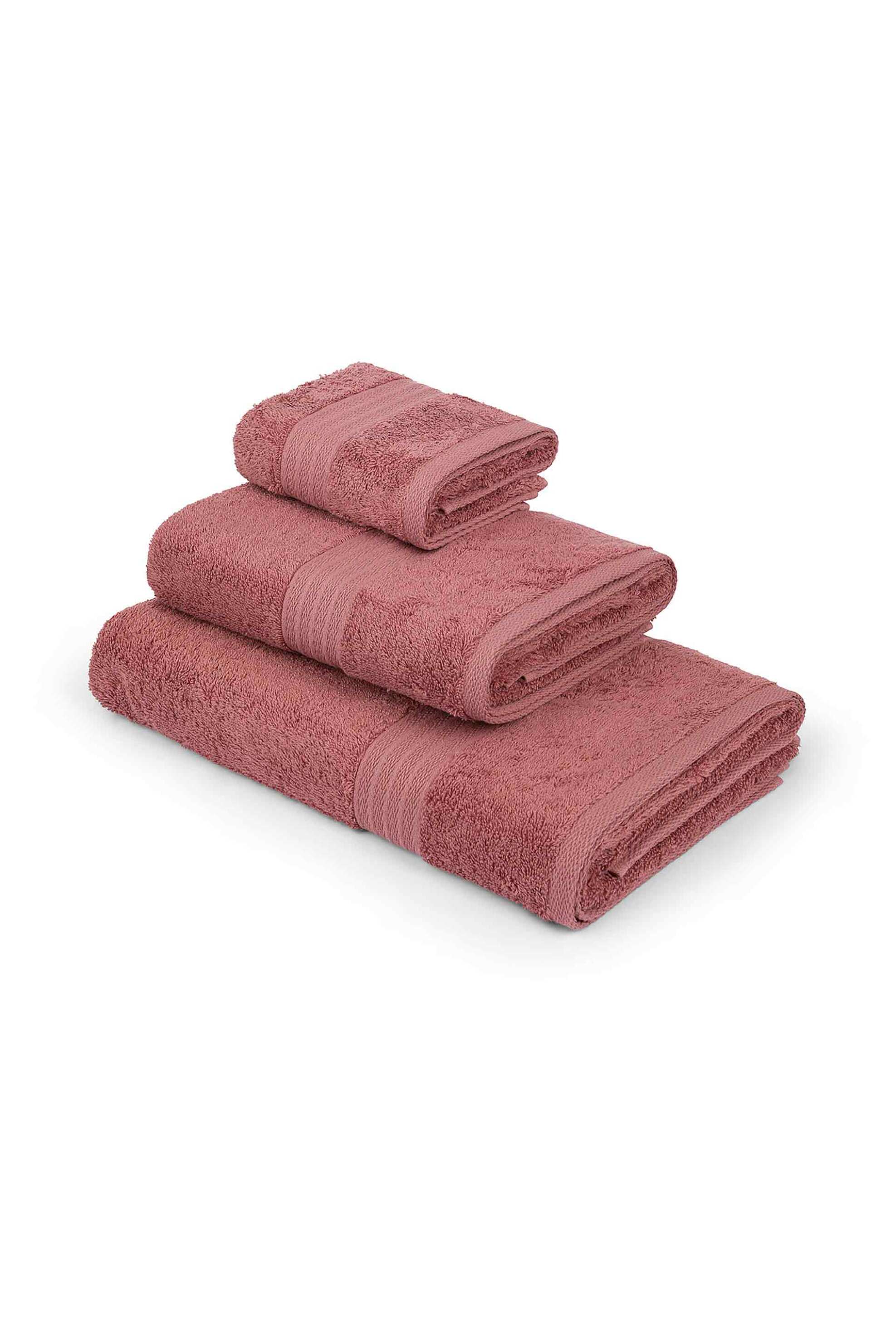 Coincasa πετσέτα σώματος μονόχρωμη 140 x 70 cm - 007359682 Σάπιο Μήλο φωτογραφία