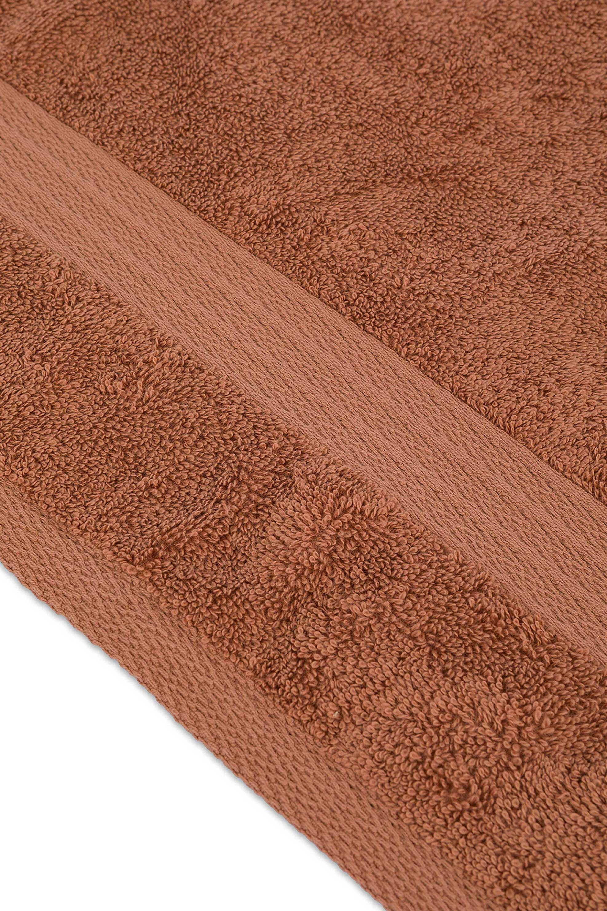 Coincasa πετσέτα σώματος μονόχρωμη 140 x 70 cm - 007359686 Καφέ Ανοιχτό φωτογραφία